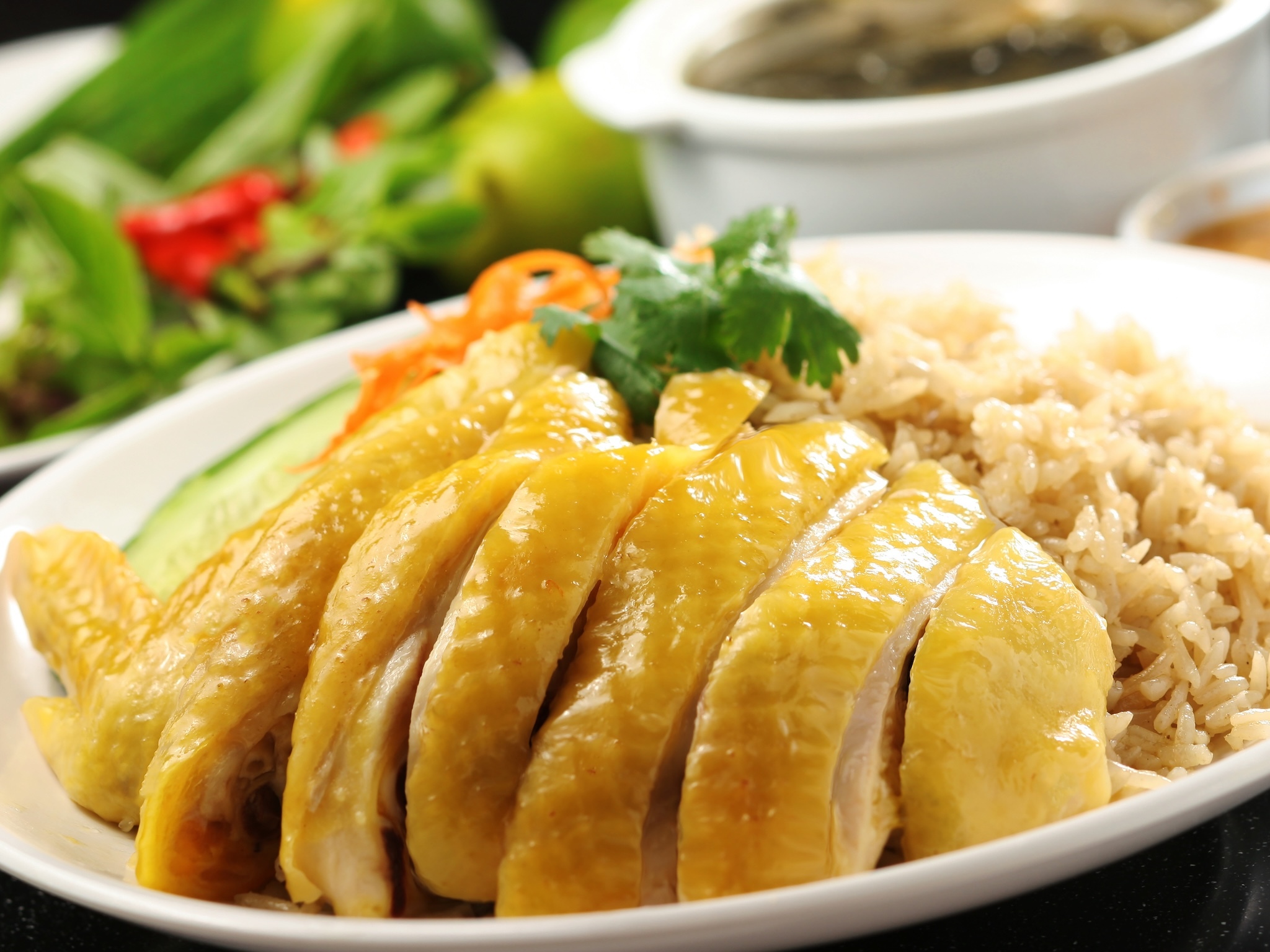 Hainanese Chicken Rice