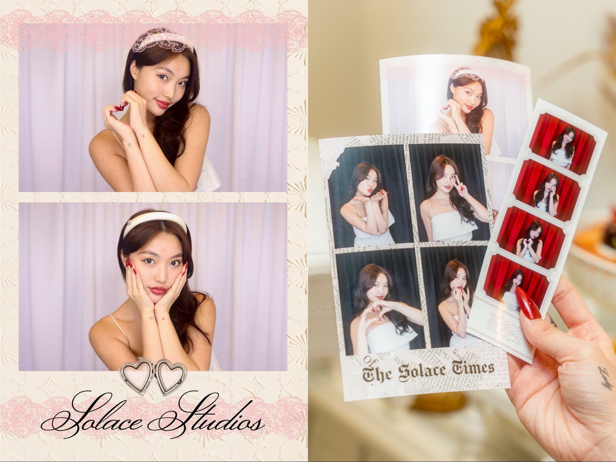 Coquette photo booth Singapore Solace Studios