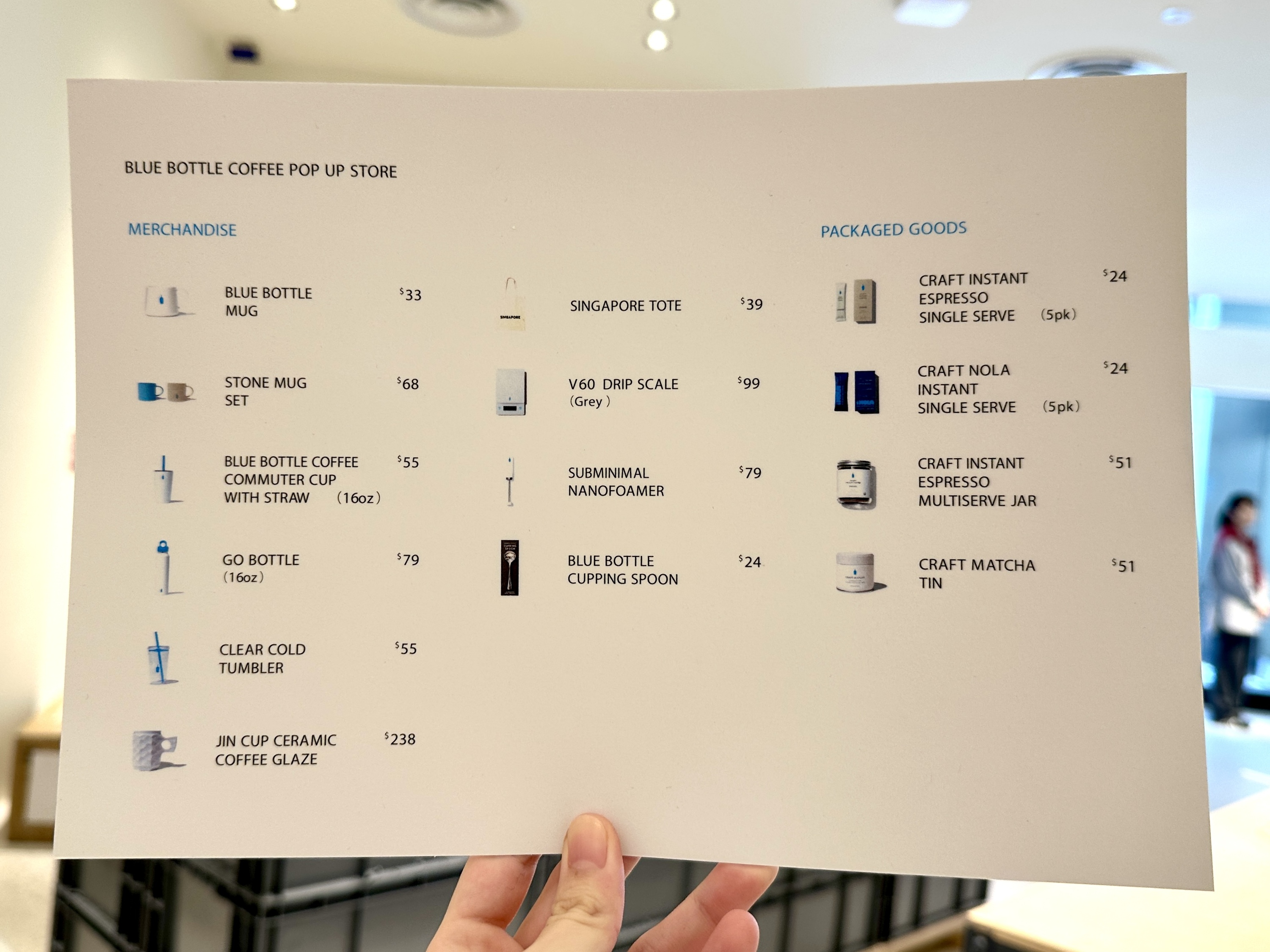 Blue Bottle Coffee Singapore