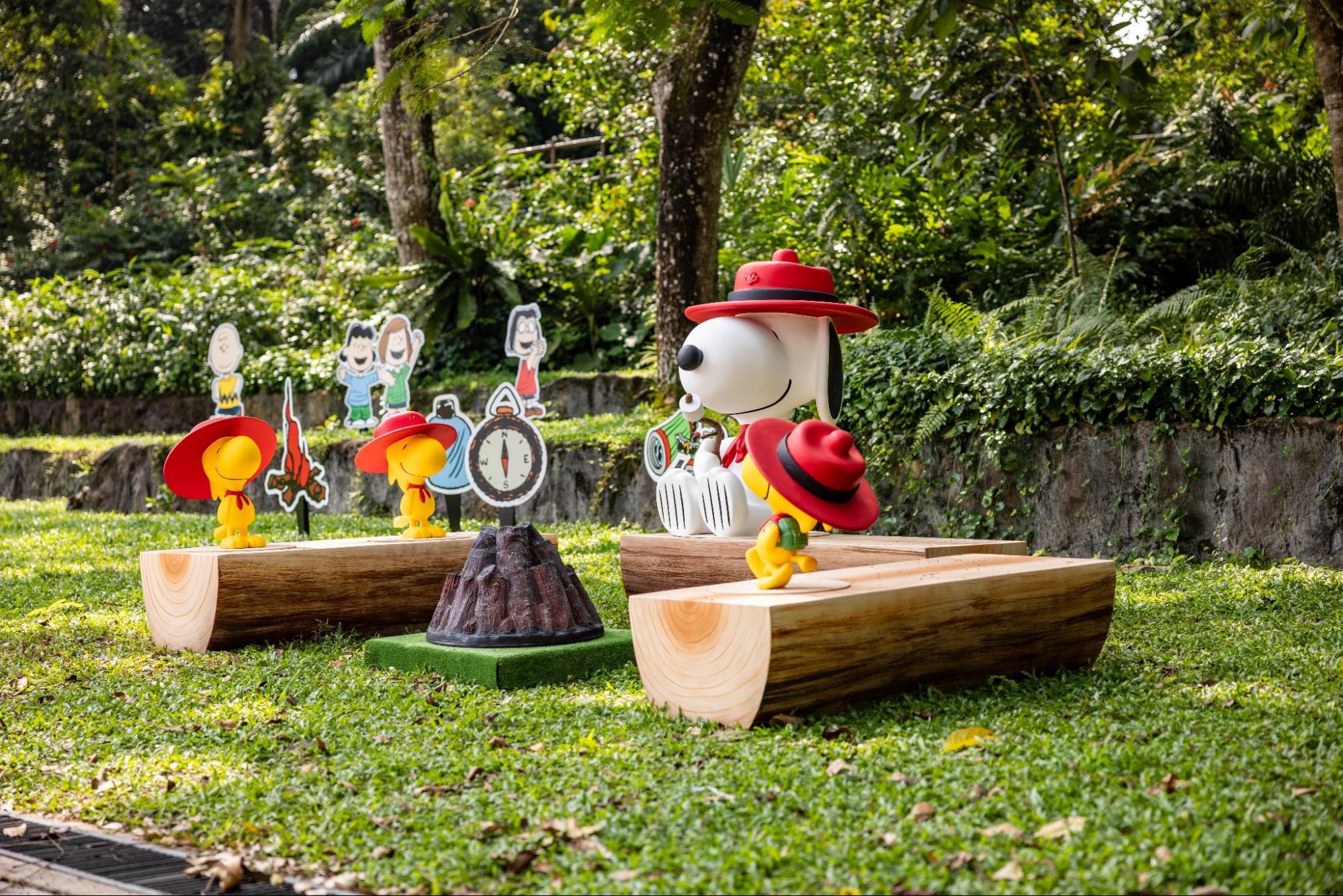 Snoopy installations at Singapore Zoo and Bird Paradise