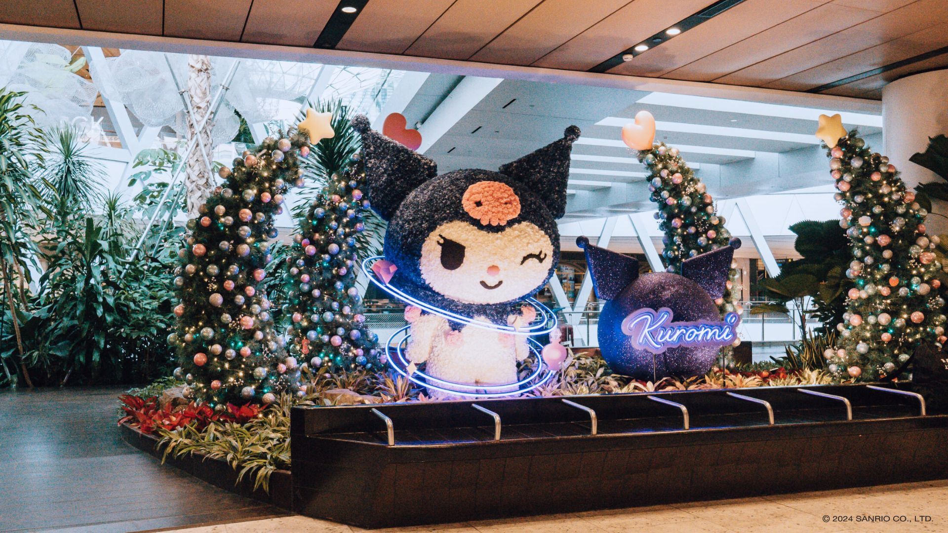 Sanrio Hello kitty at Changi Airport Singapore 2024