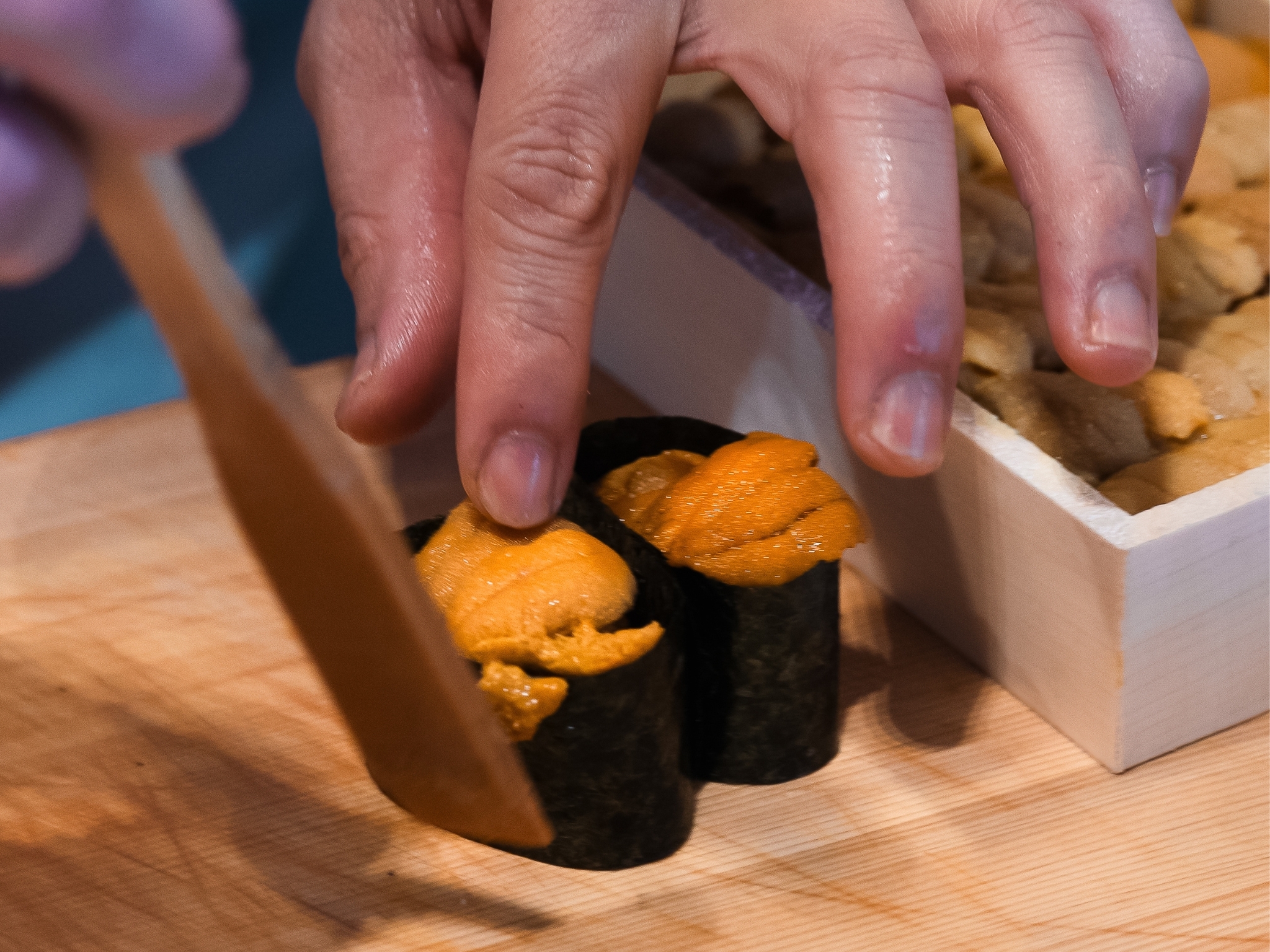 Sushi Zushi Singapore uni gunkan