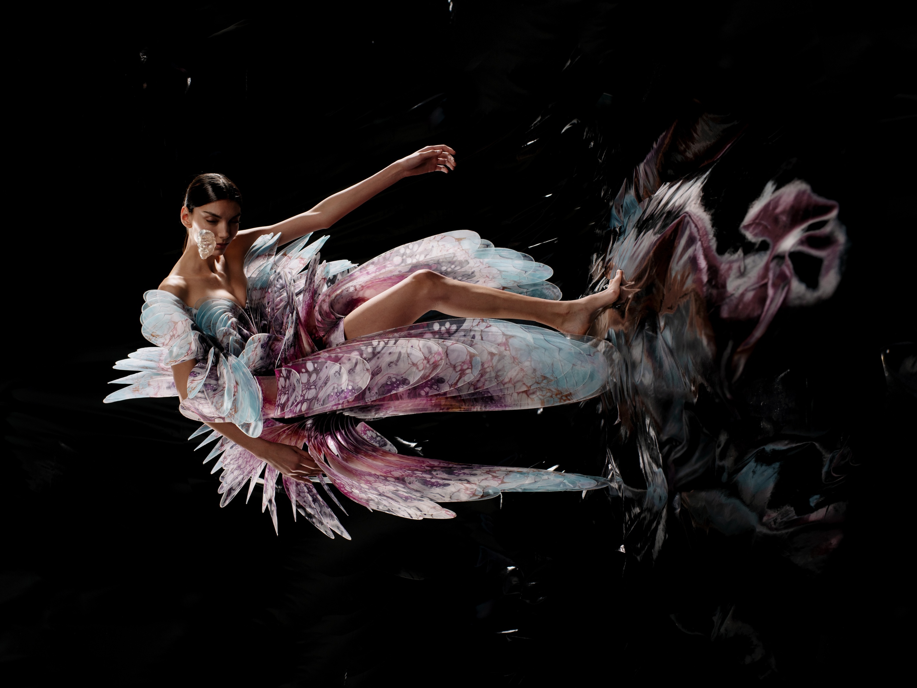 Iris van Herpen's Hydrozoa dress, from the ‘Sensory Seas’ collection 2020