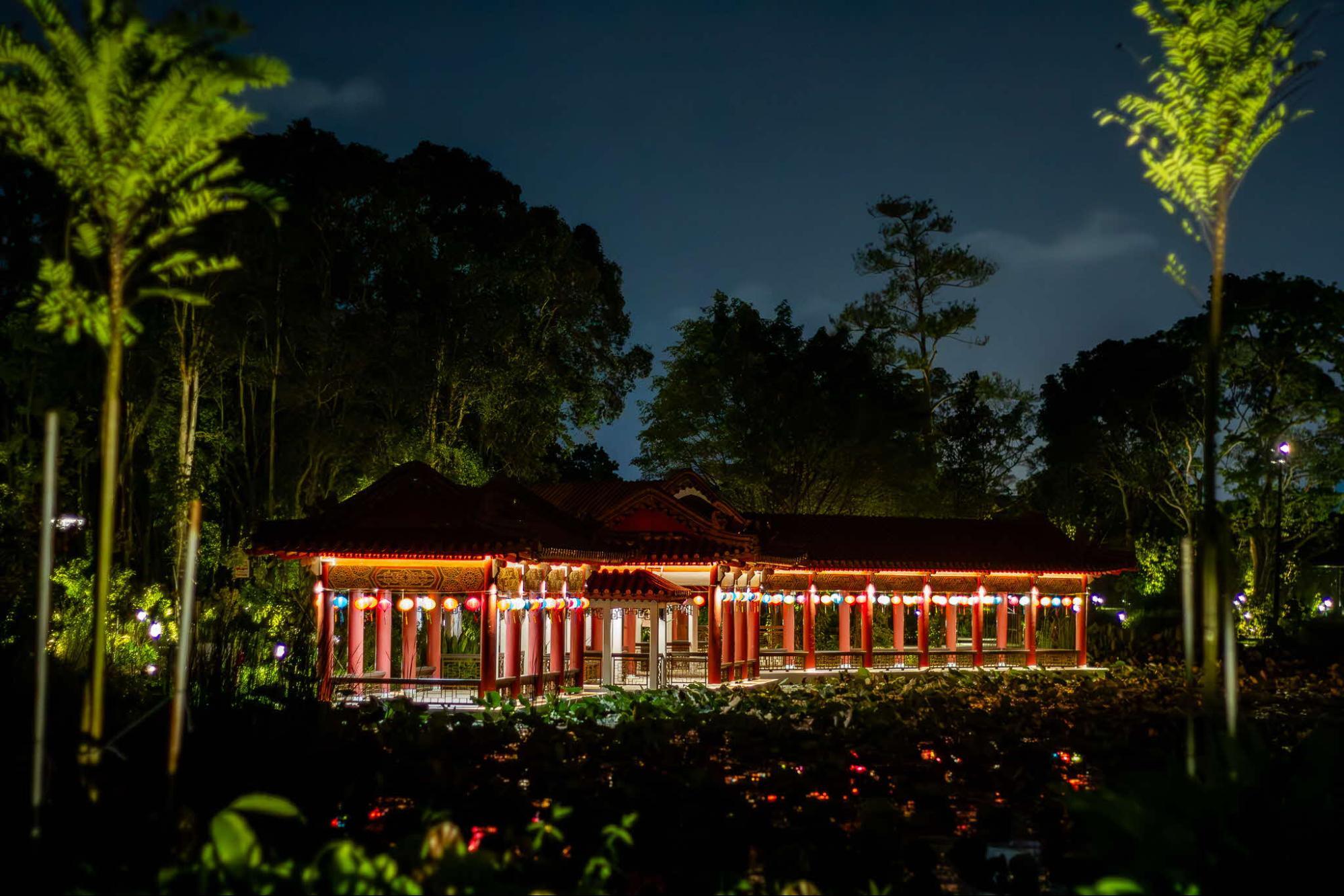 Chinese New Year light-up at Chinese Garden Singapore
