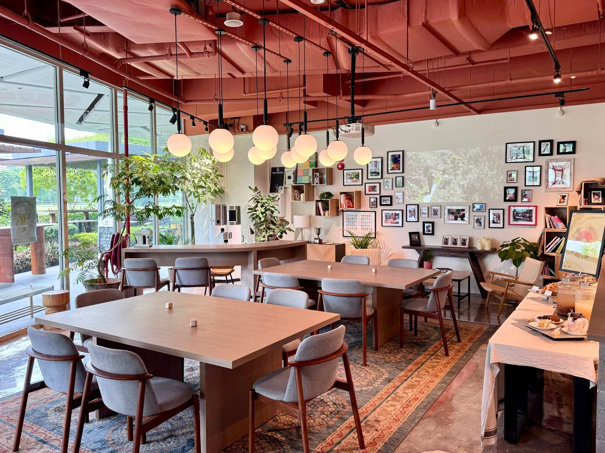 Guerilla Coffee Kallang Riverside Flagship interiors