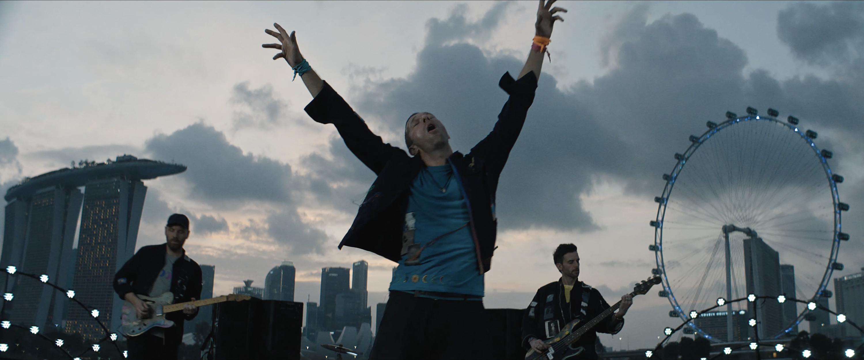 Coldplay's 'Man In The Moon' stills at Marina Bay