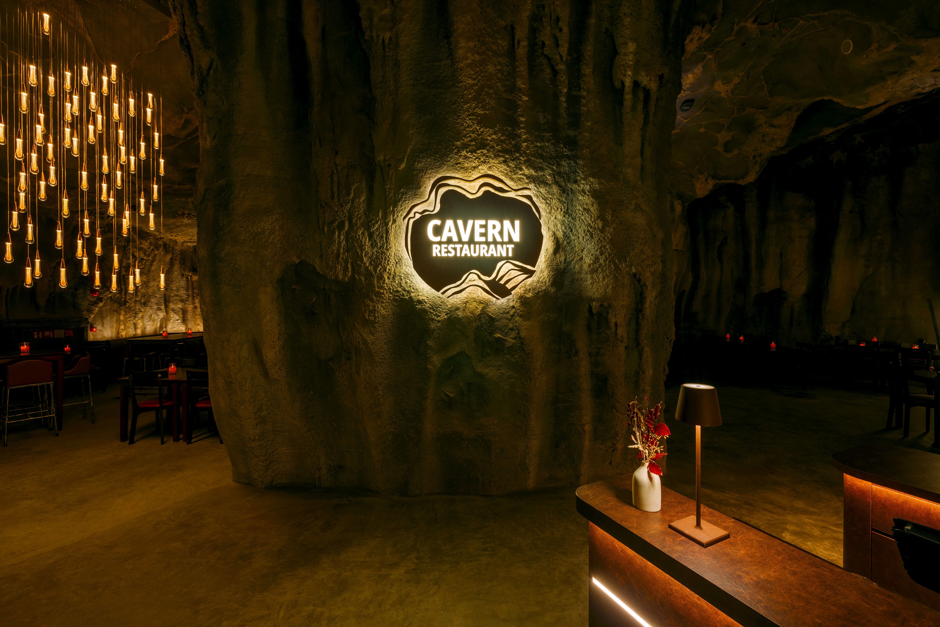 Cavern Restaurant Rainforest Wild Asia