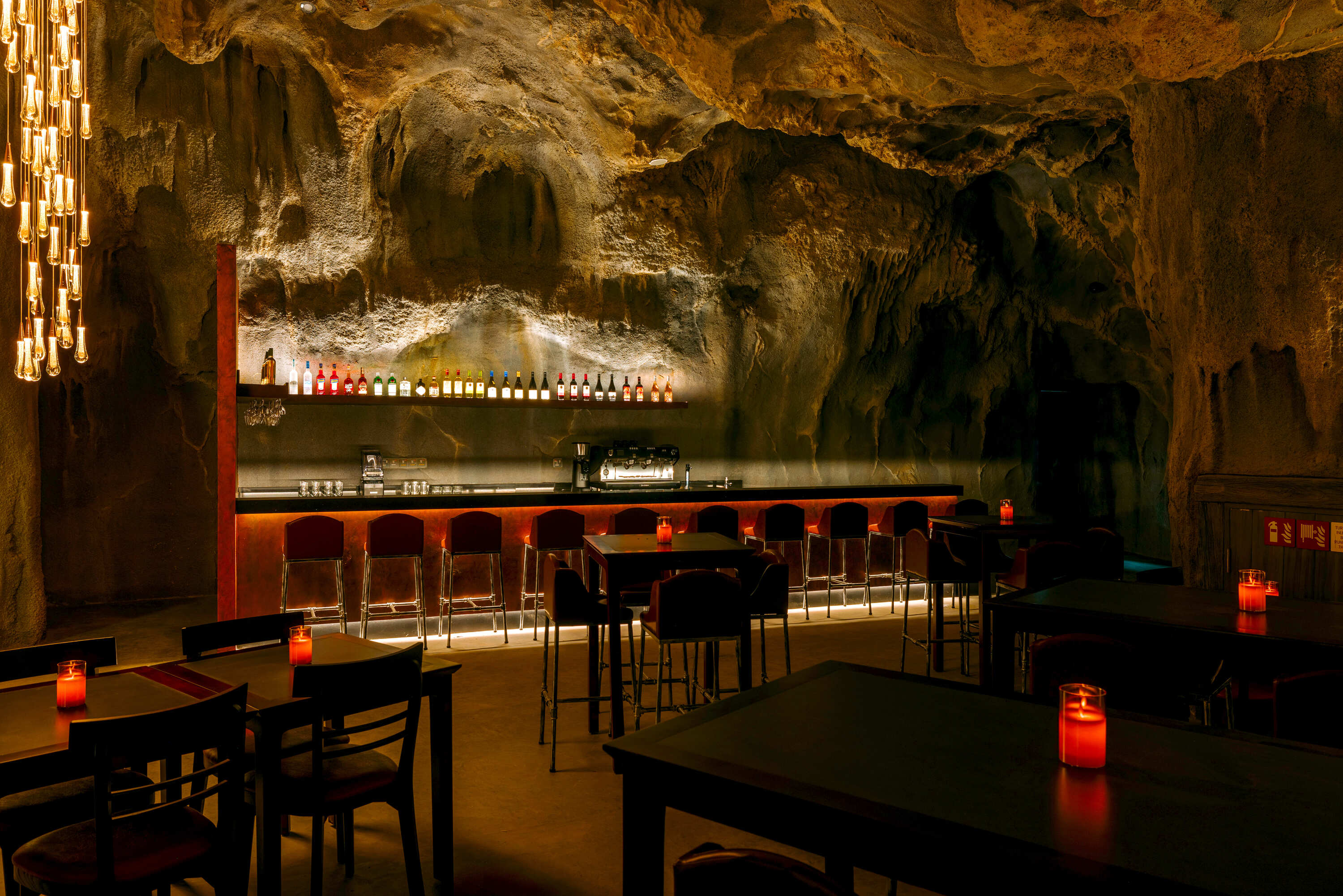 Cavern Restaurant Rainforest Wild Asia