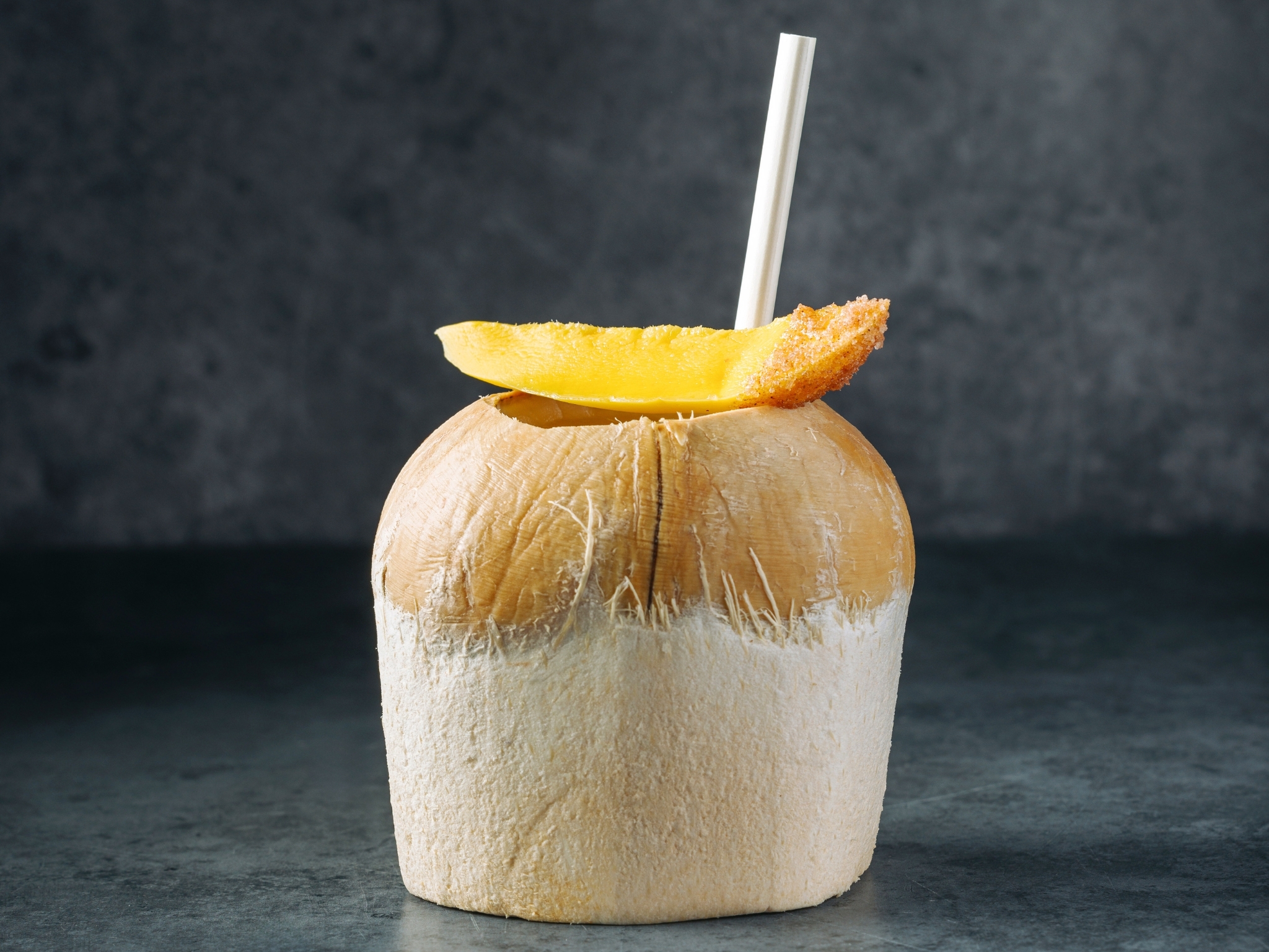 Cavern Restaurant Jungle Coconut Mango cocktail