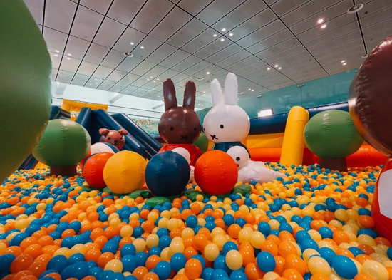 Miffy playground at Changi Airport Singapore 2025