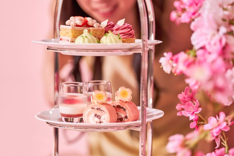 Sakura afternoon tea Raffles Hotel Singapore