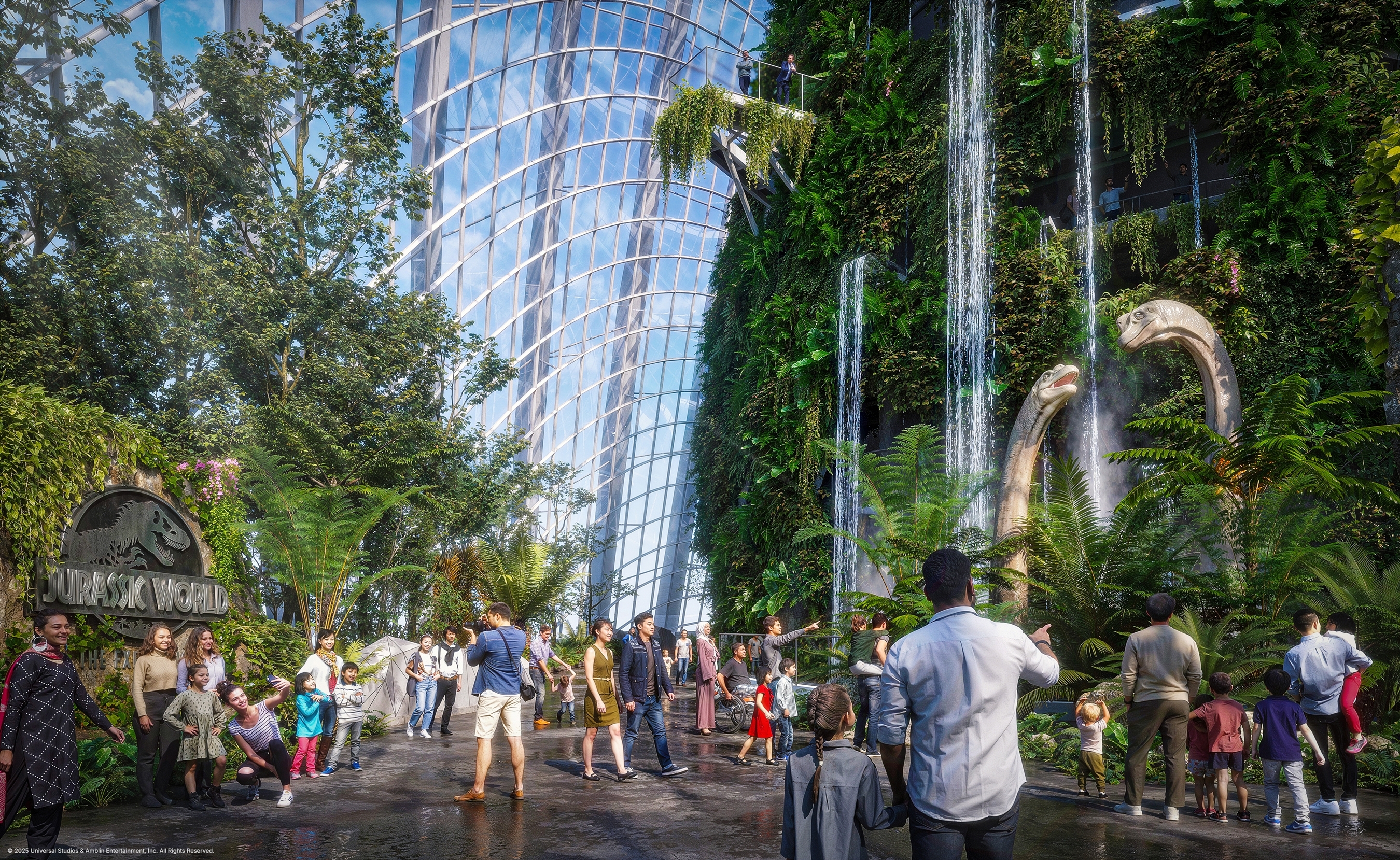 'Jurassic World: The Experience' dinosaur exhibition in Singapore