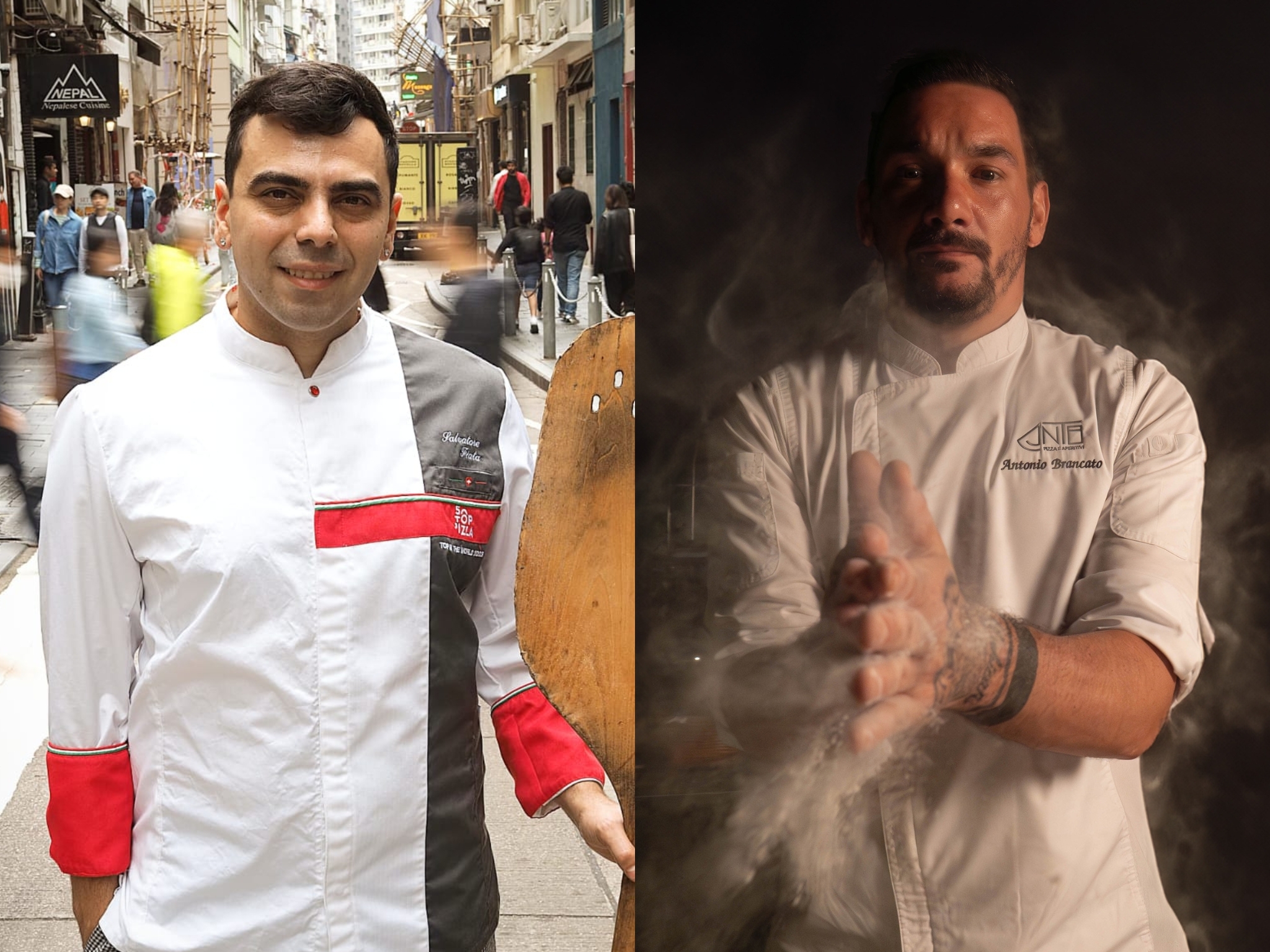 Chefs Salvatore Fiata and Antonio Brancato