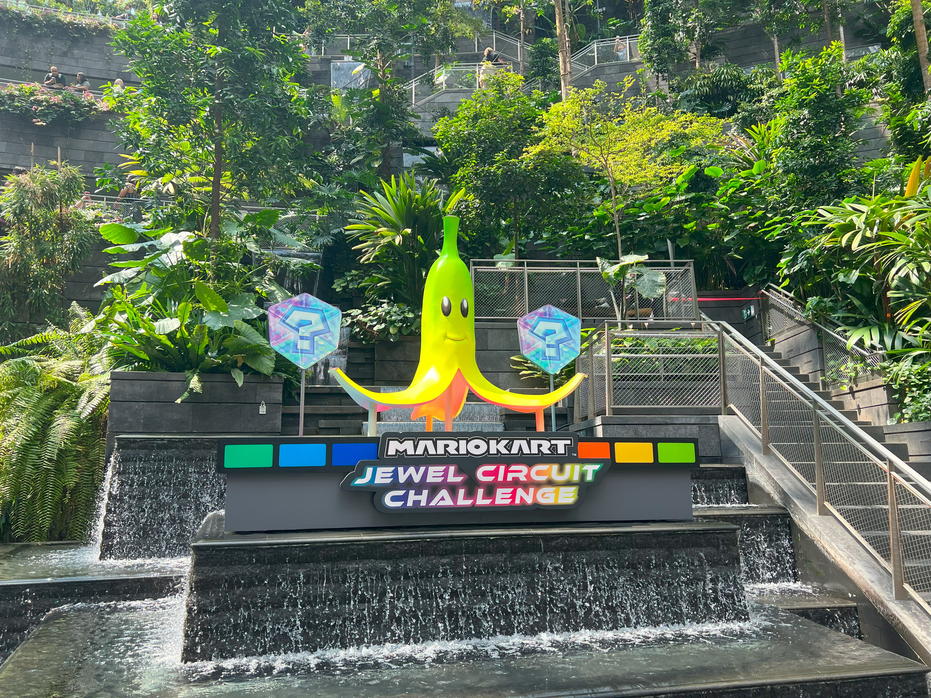 Mario Kart-themed installations