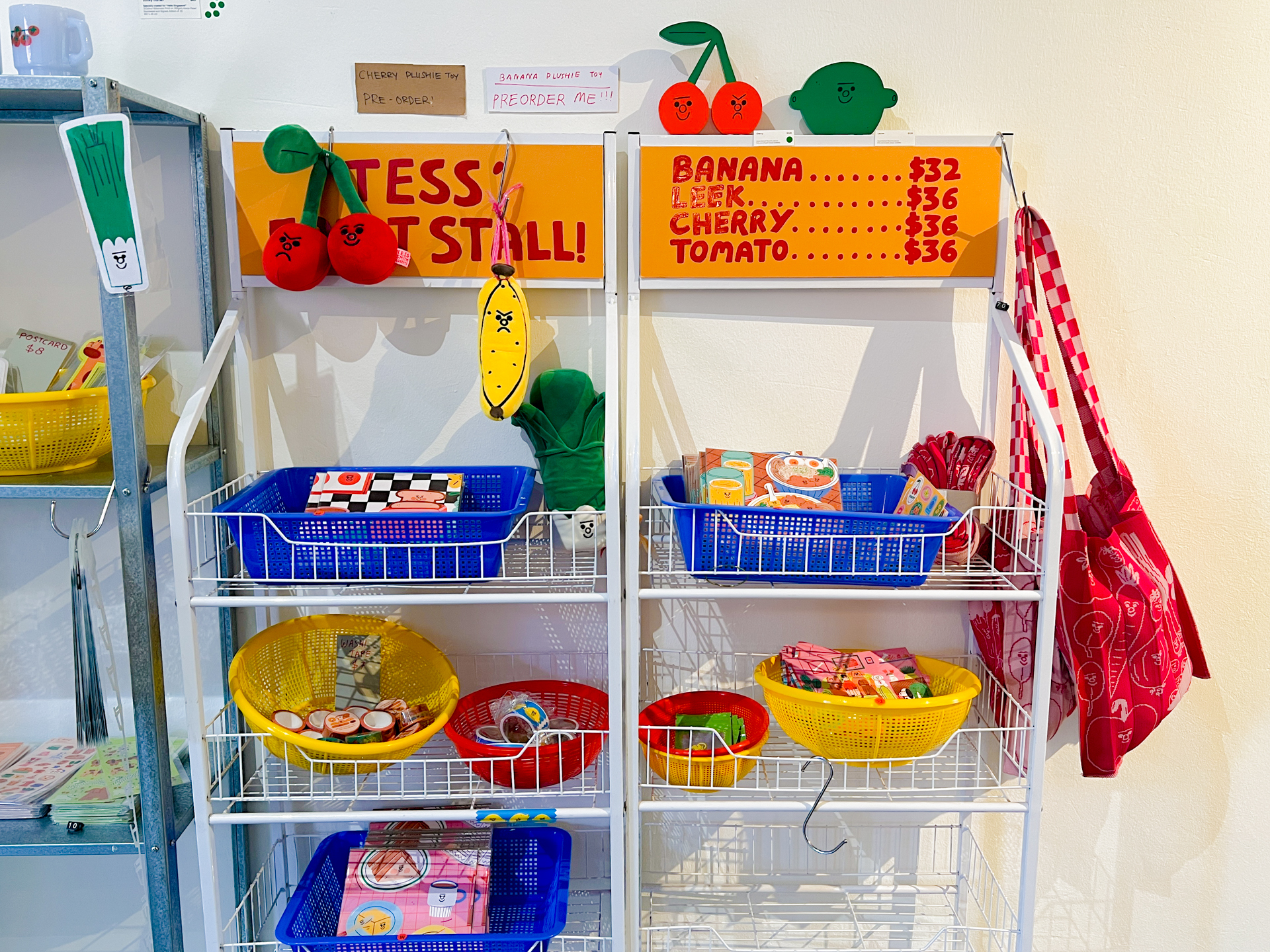 Hello Singapore! by Tess Smith-Roberts - cute fruit-themed art exhibition in Singapore