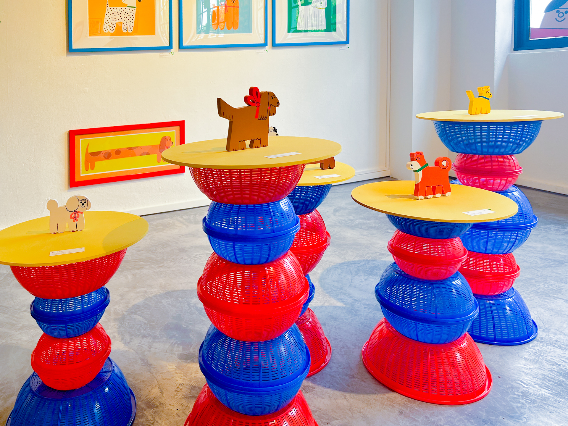 Hello Singapore! by Tess Smith-Roberts - cute fruit-themed art exhibition in Singapore