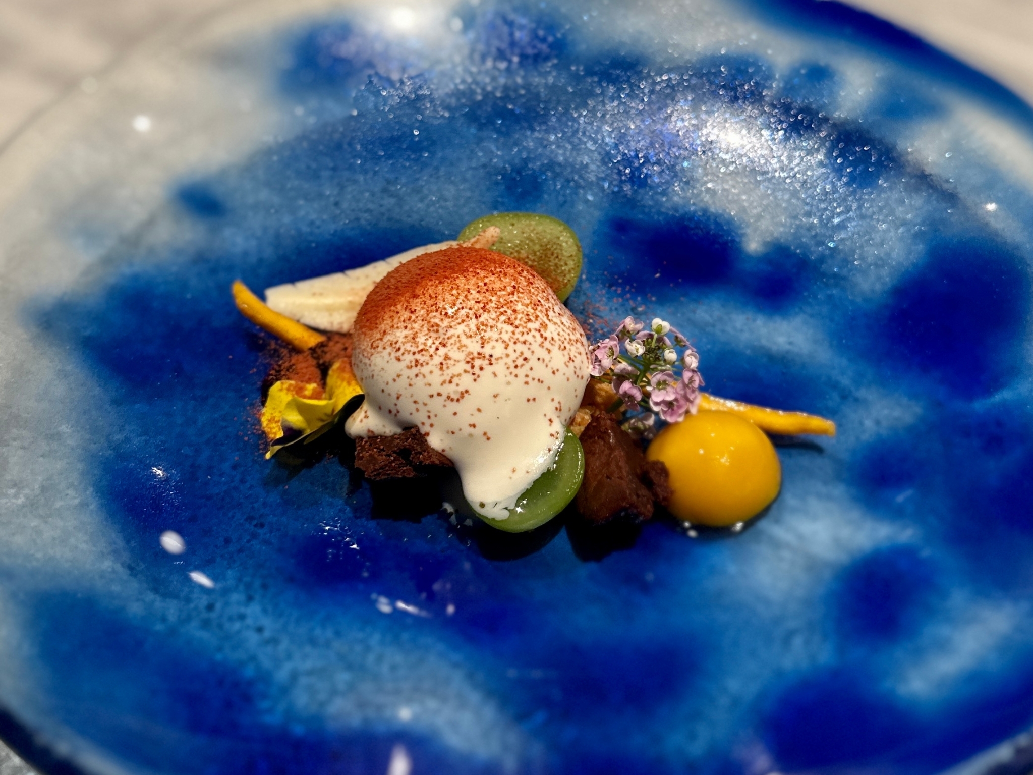Masa Saito mango chocolate gelato