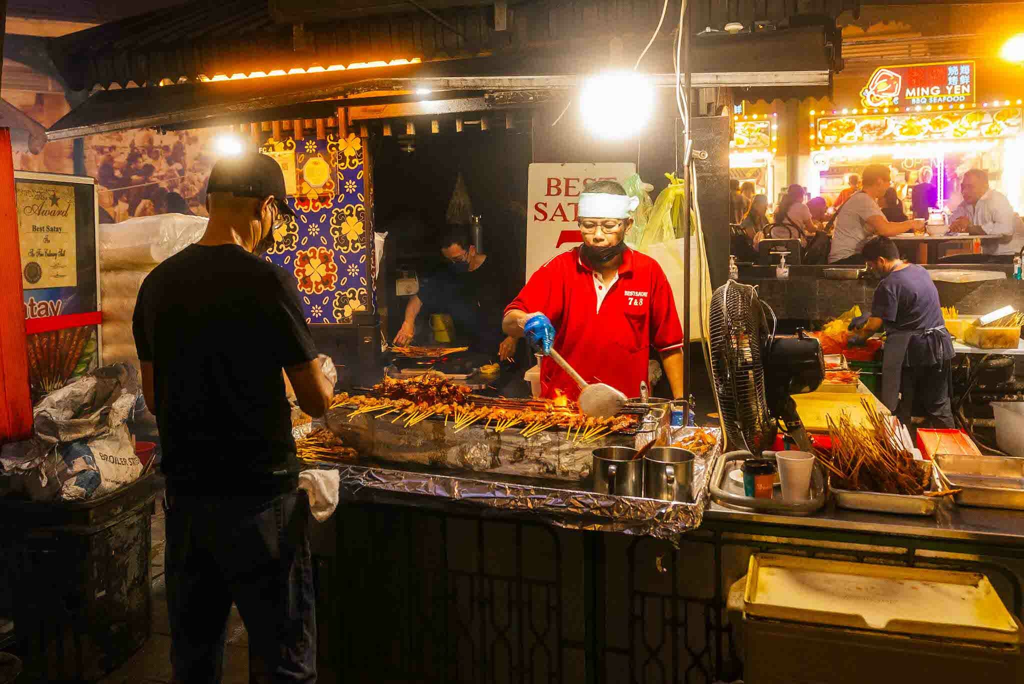 Lau Pa Sat Satay Street