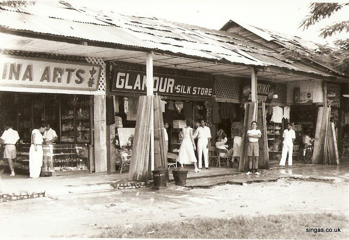 Shops at Changi Village, 1950s