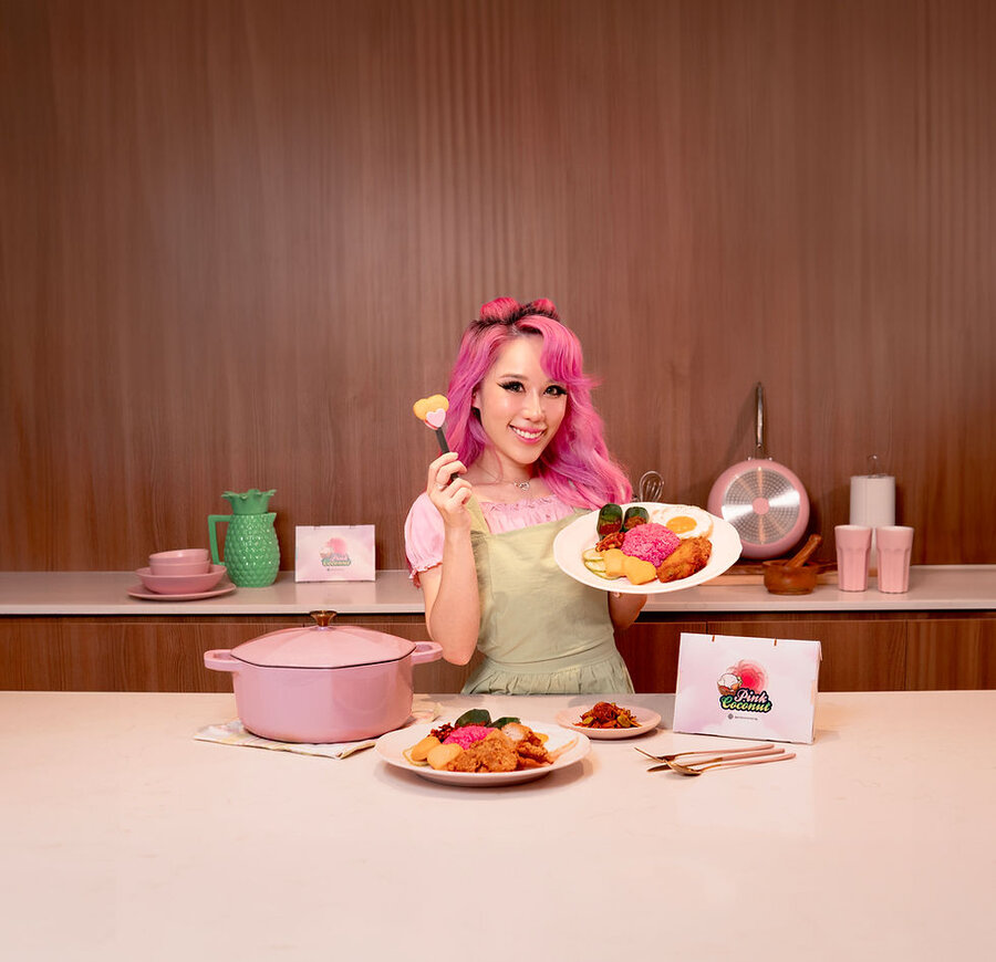Pink Coconut by Xiaxue: first pink nasi lemak in Singapore