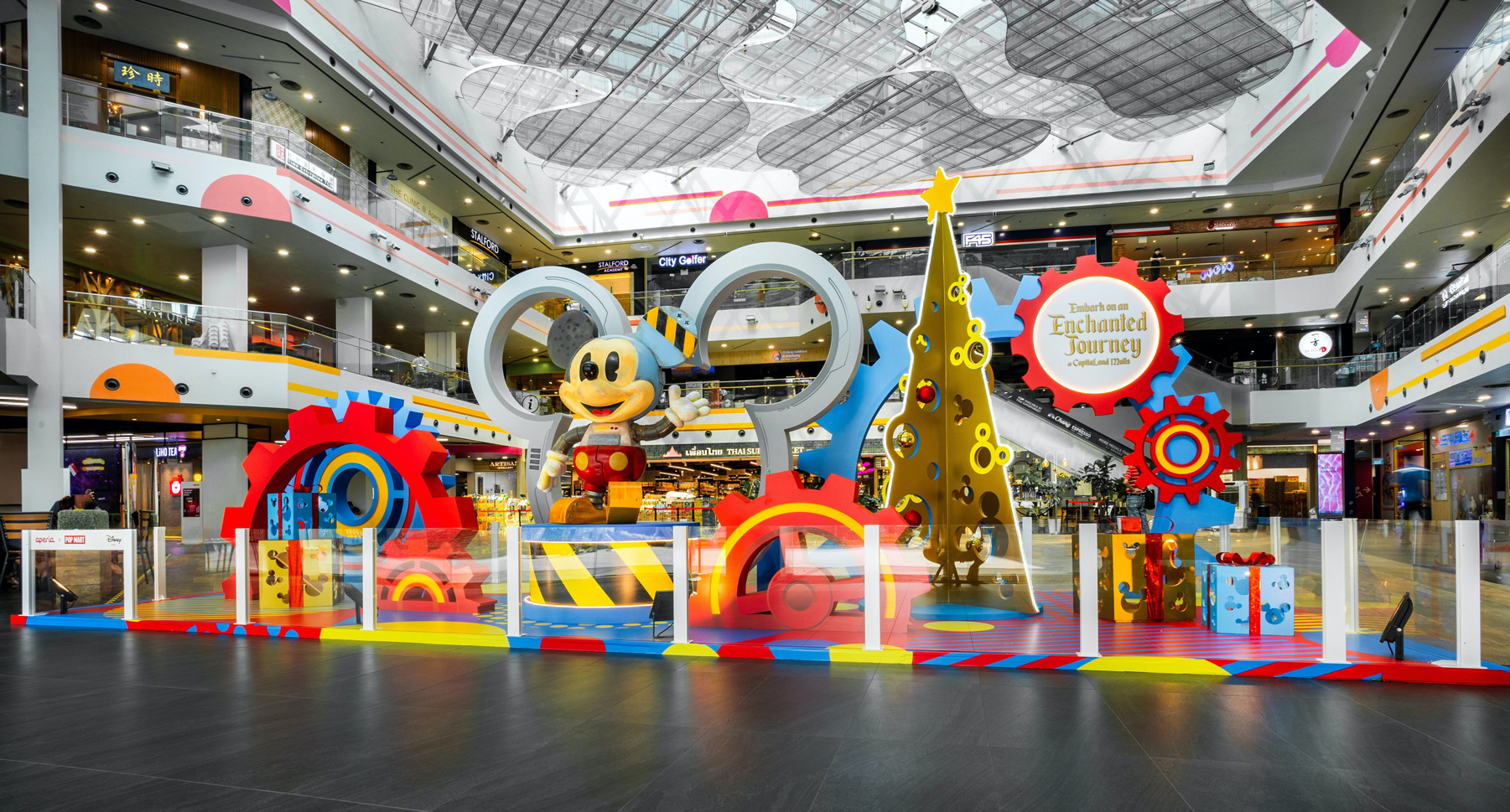 Robot Mickey at Aperia Mall