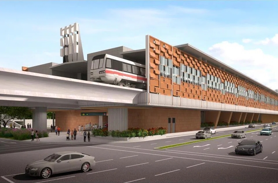 Brickland MRT station Singapore