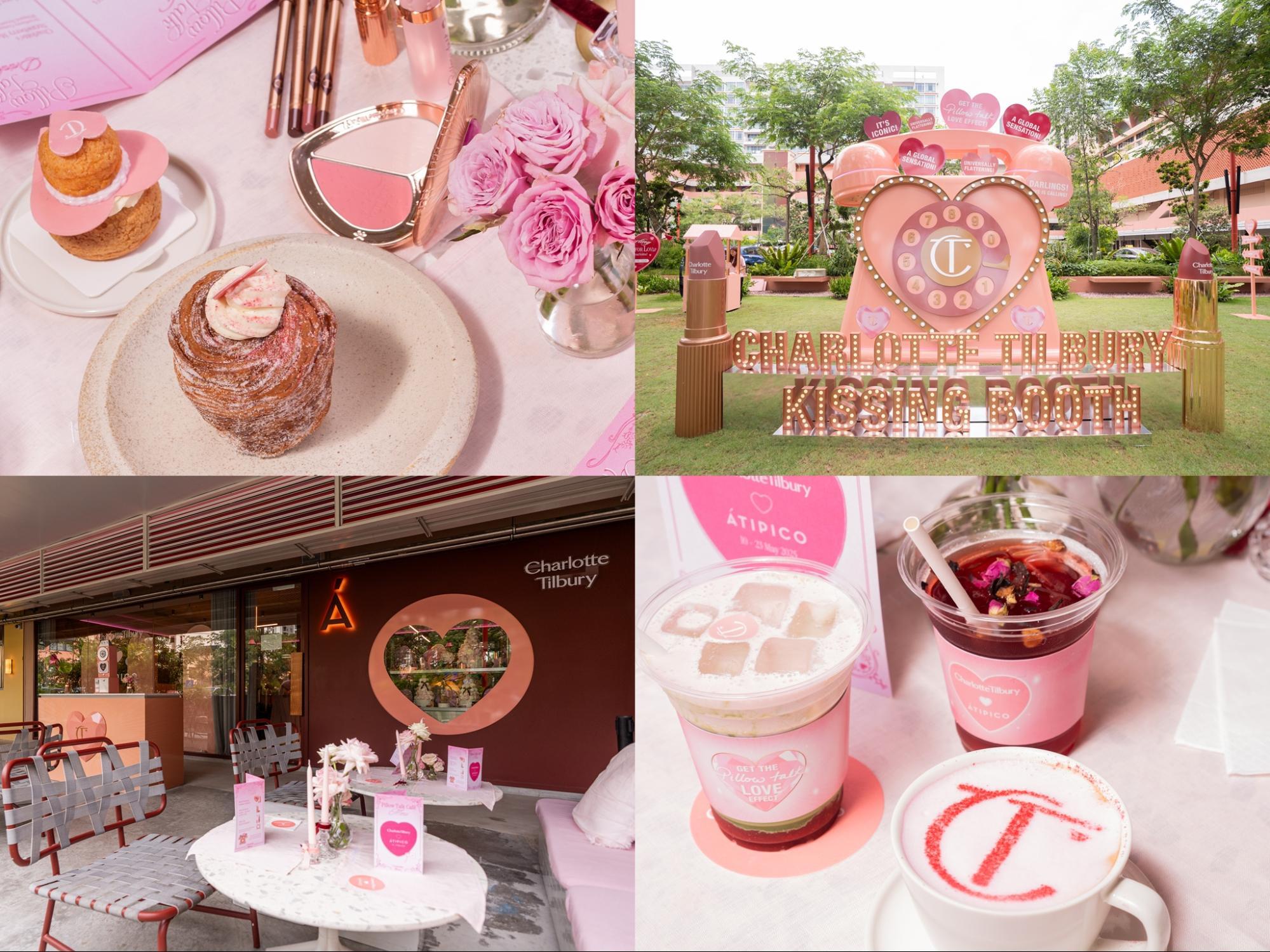 Charlotte Tilbury Pillow Talk pop-up cafe Singapore New Bahru