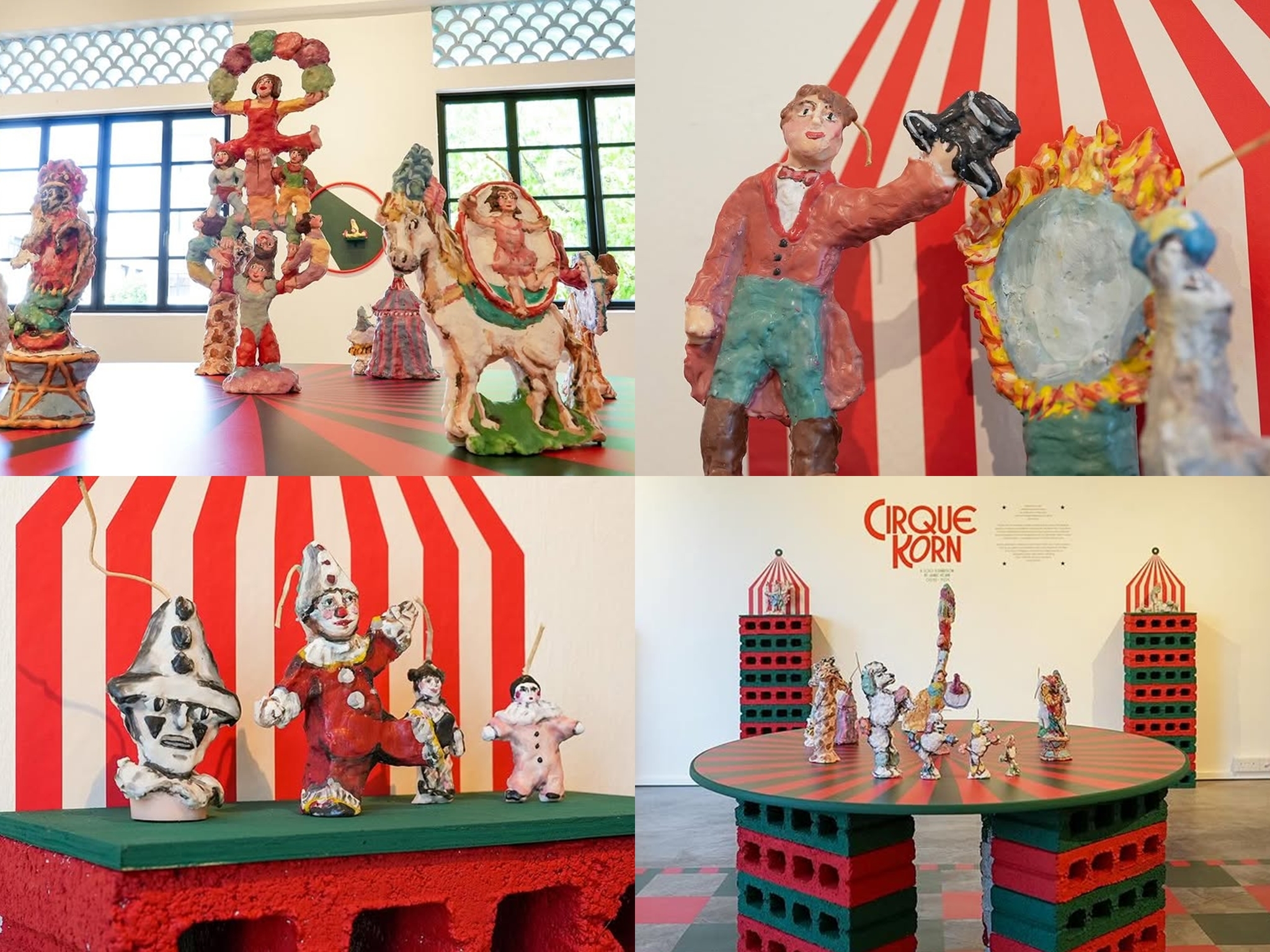 Cirque Korn exhibition by Jamie Korn at Heartware Store & Gallery Singapore