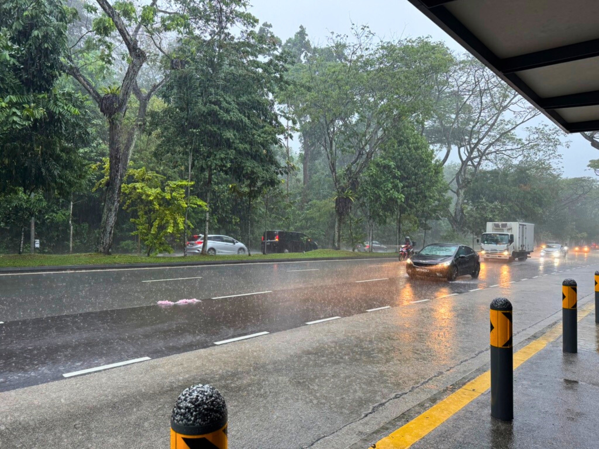 rainy singapore