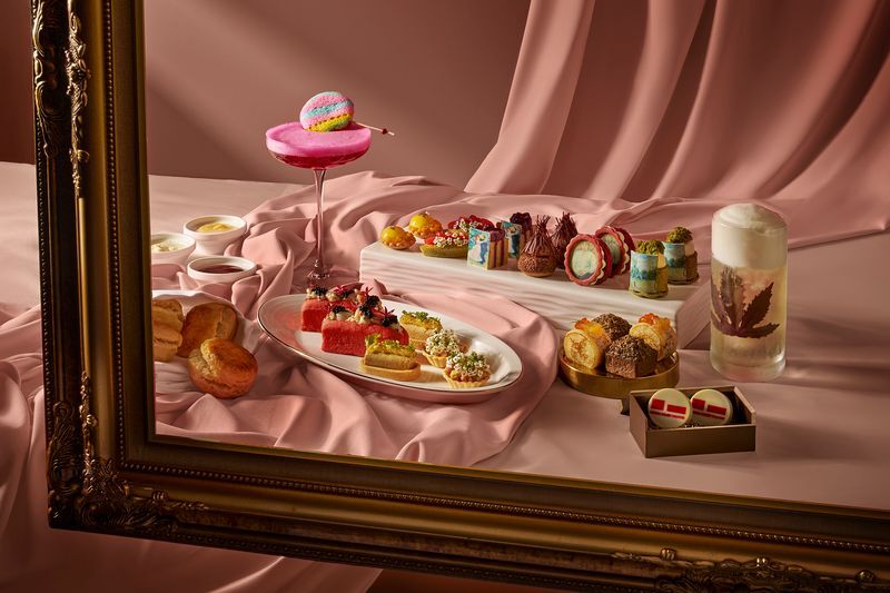 Impressionist art afternoon tea at Antidote Fairmont Singapore