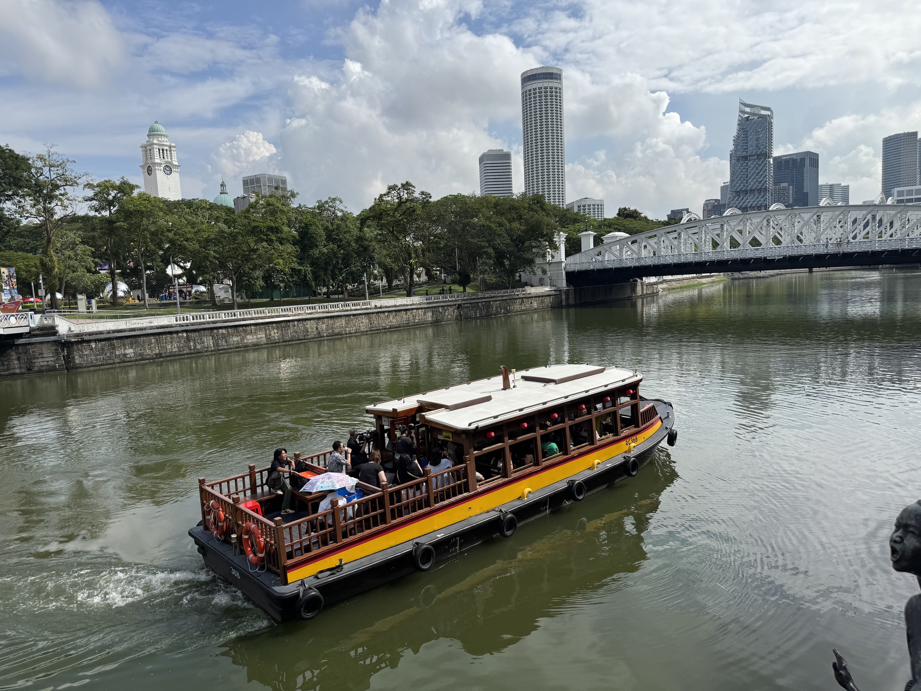 Bum boat on the Singapore River, Singapore HeritageFest 2026