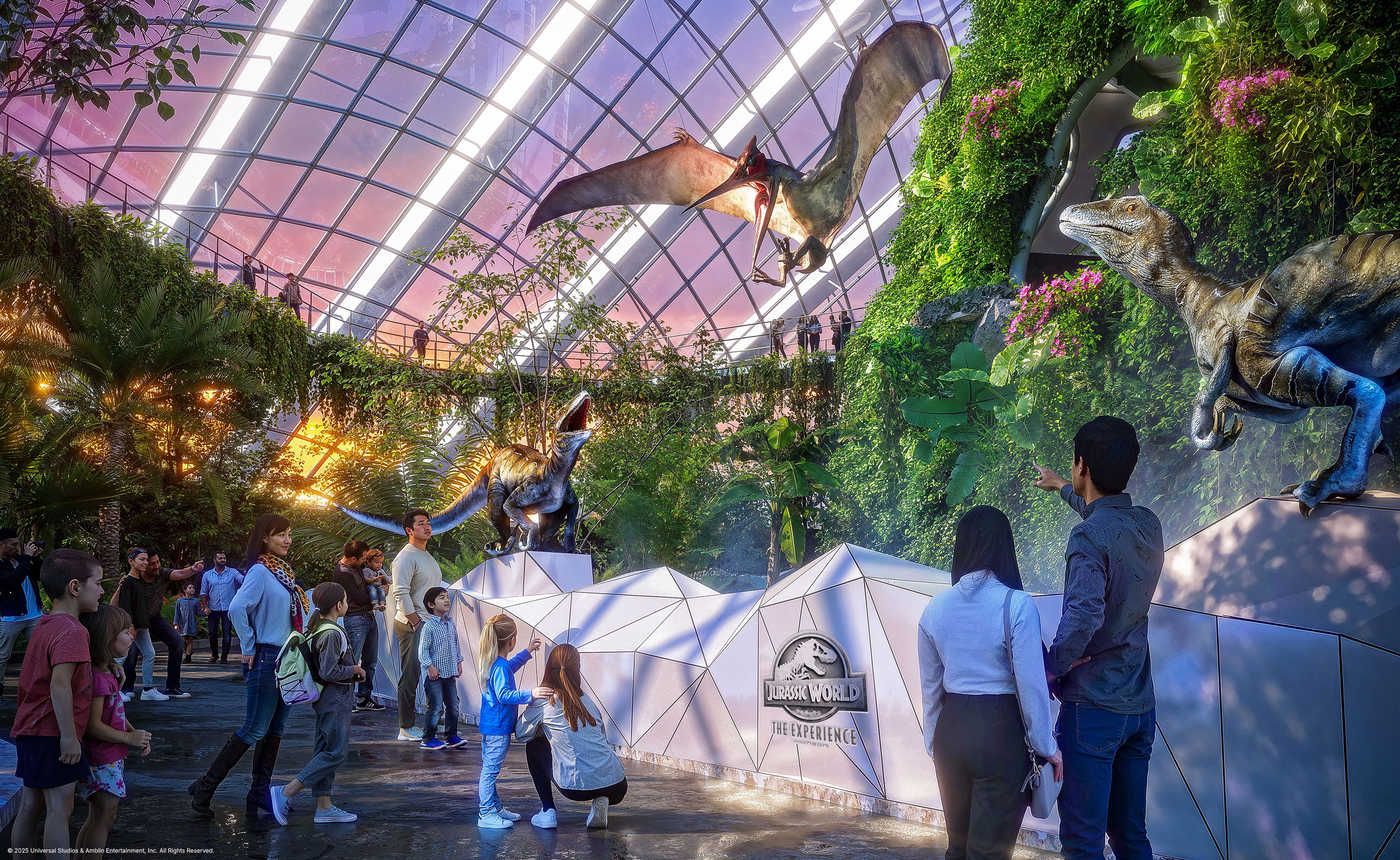'Jurassic World: The Experience' dinosaur exhibition in Singapore