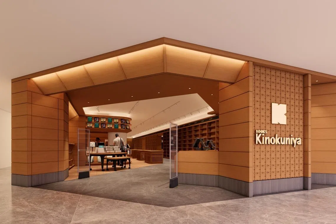 Books Kinokuniya Singapore Raffles City new outlet