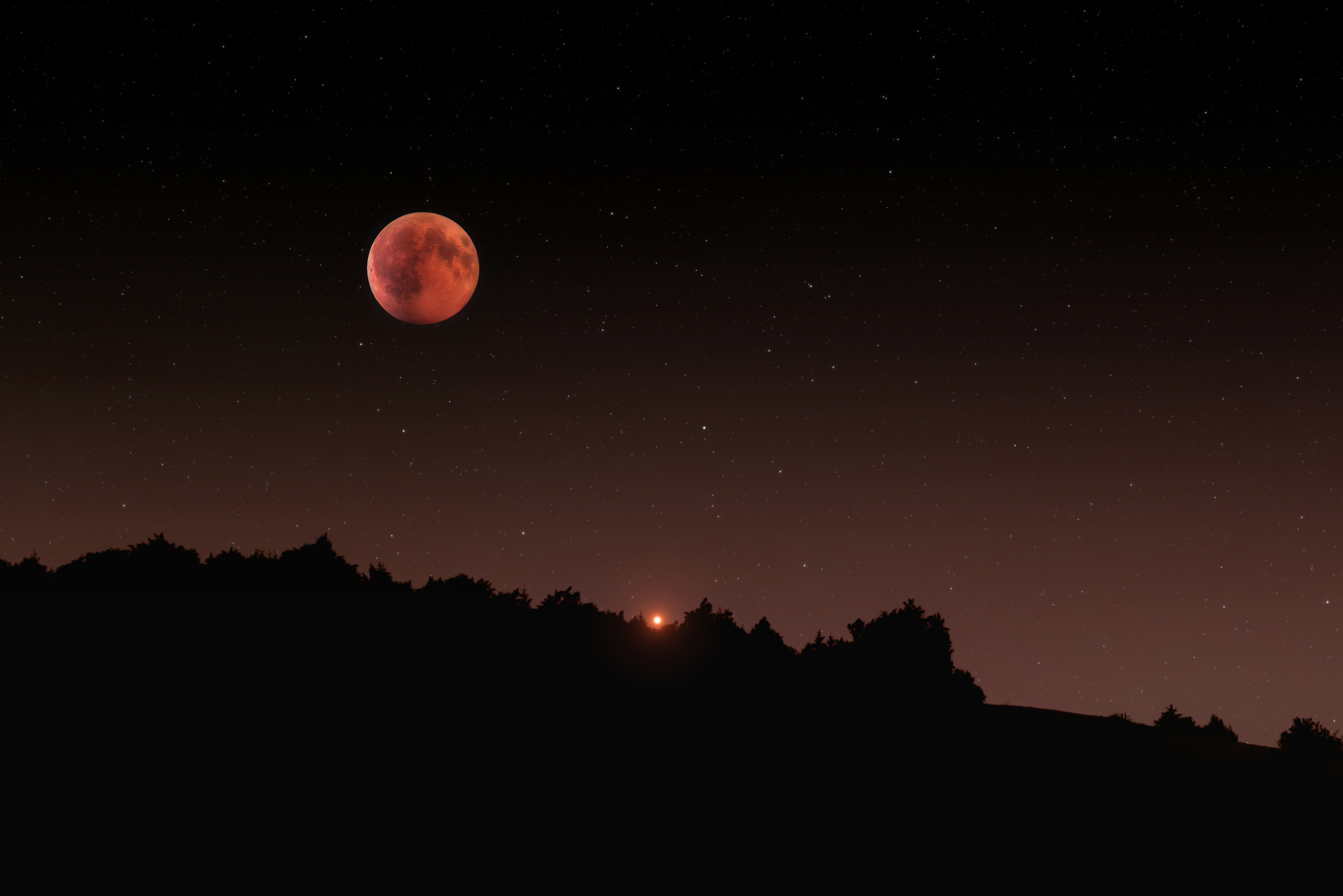 Mars in opposition January 2025