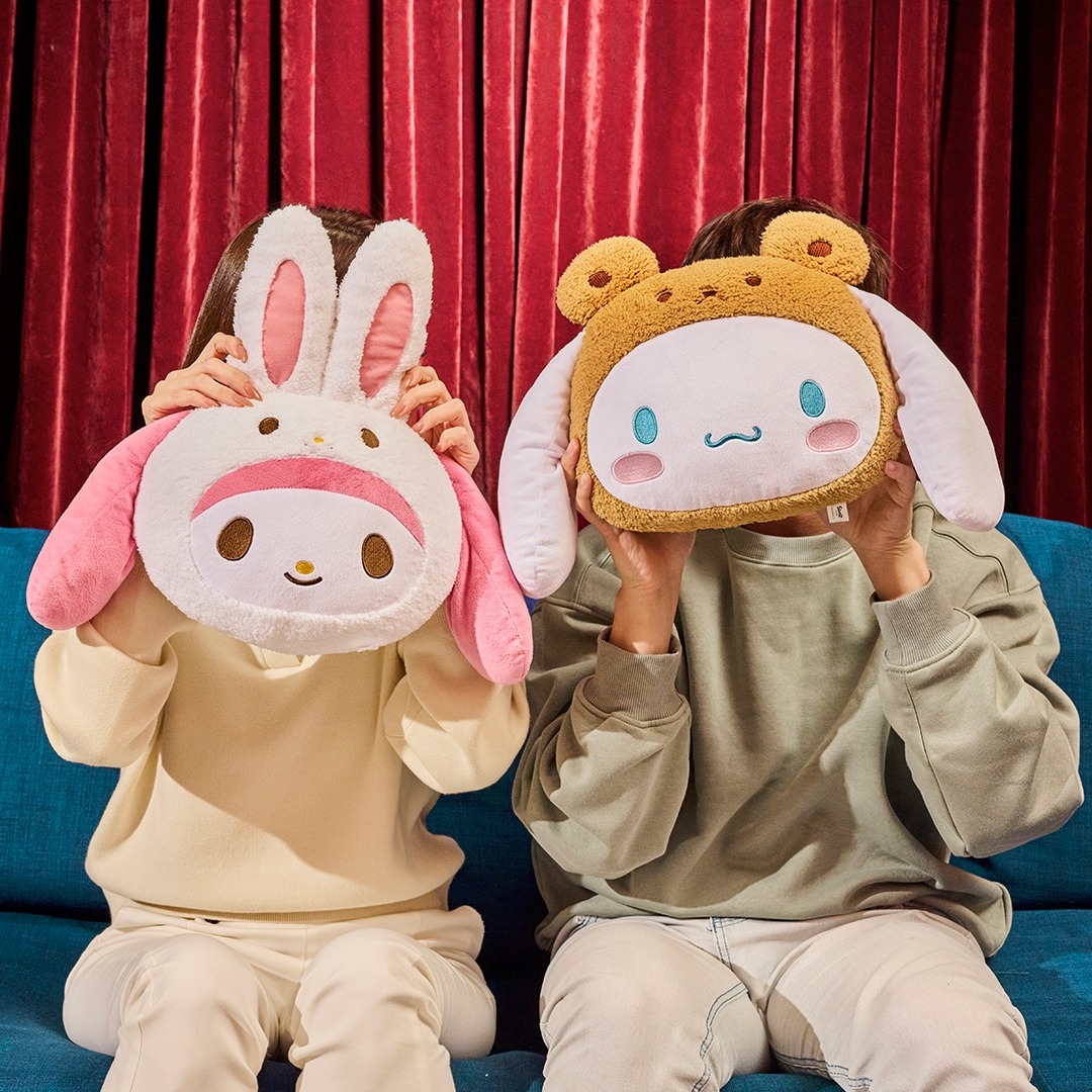 McDonald's Singapore Sanrio My Melody and Cinnamoroll cushion plushies