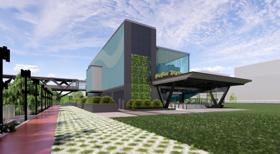 New MRT station Downtown Line Singapore
