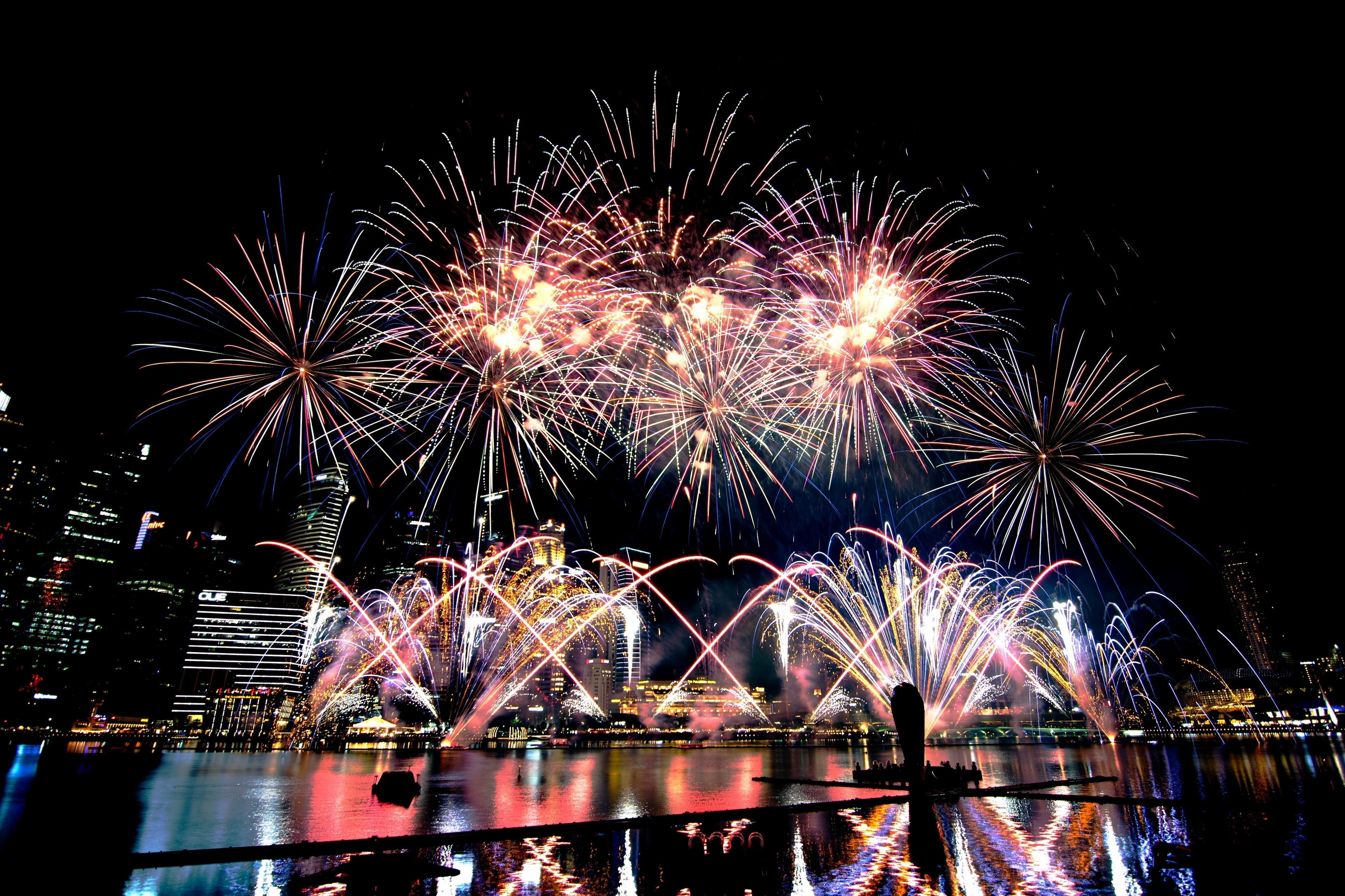 New Year's Eve Singapore heartland fireworks 2024