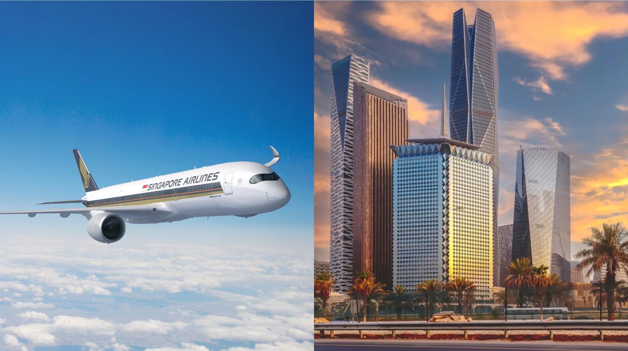 Singapore Airlines and Riyadh Kingdom of Saudi Arabia