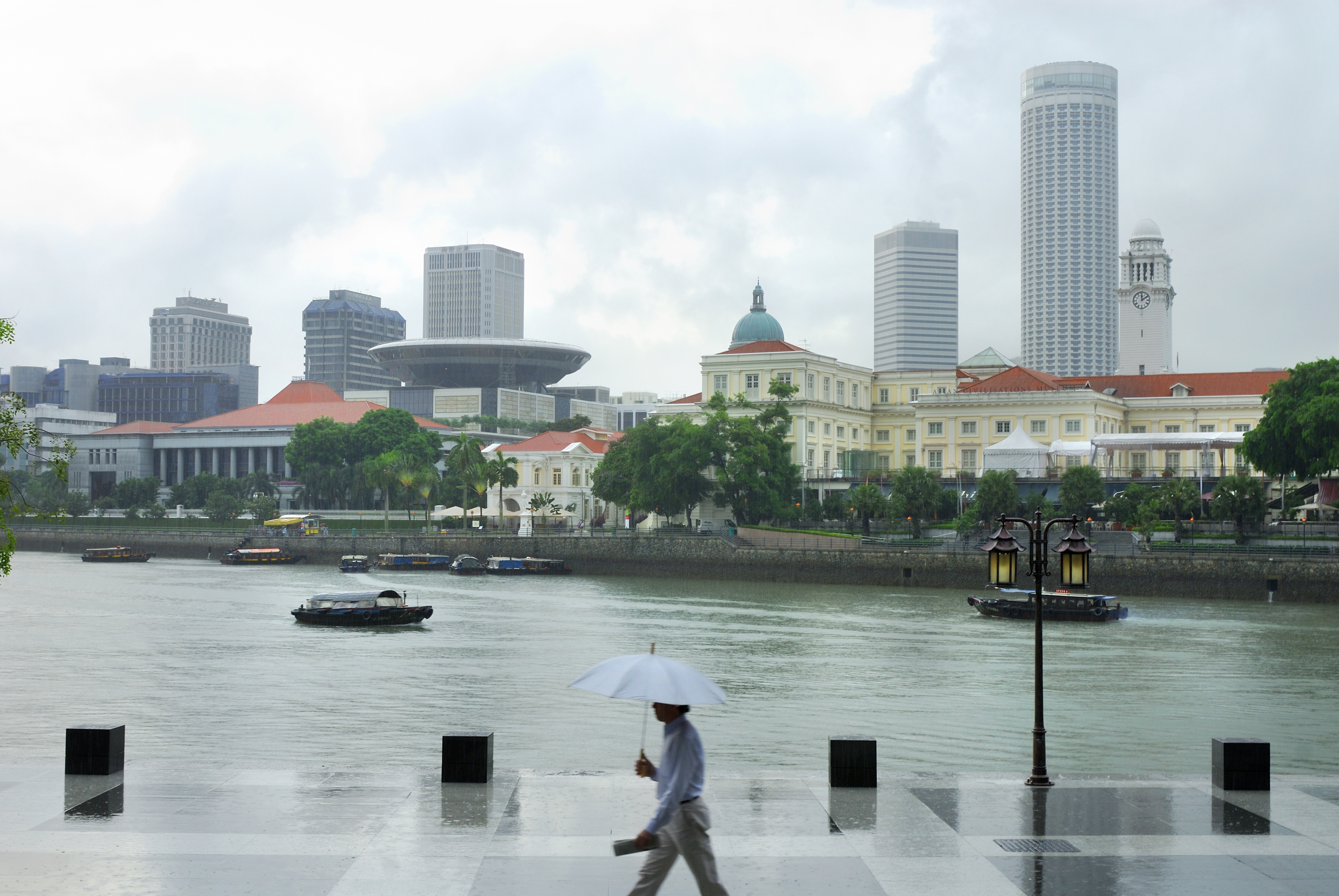Rainy weather Singapore monsoon February 2025