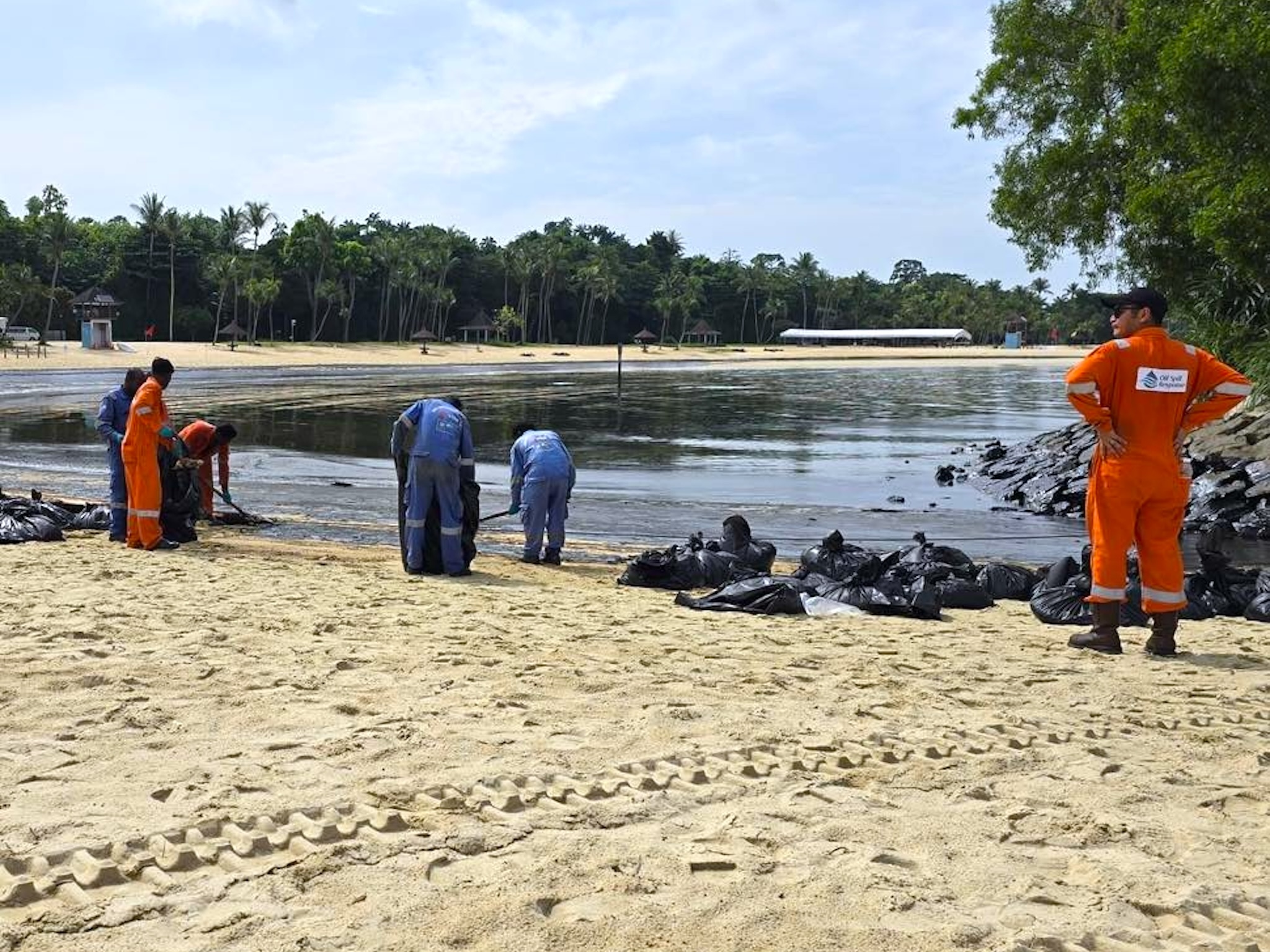 Sentosa oil spill