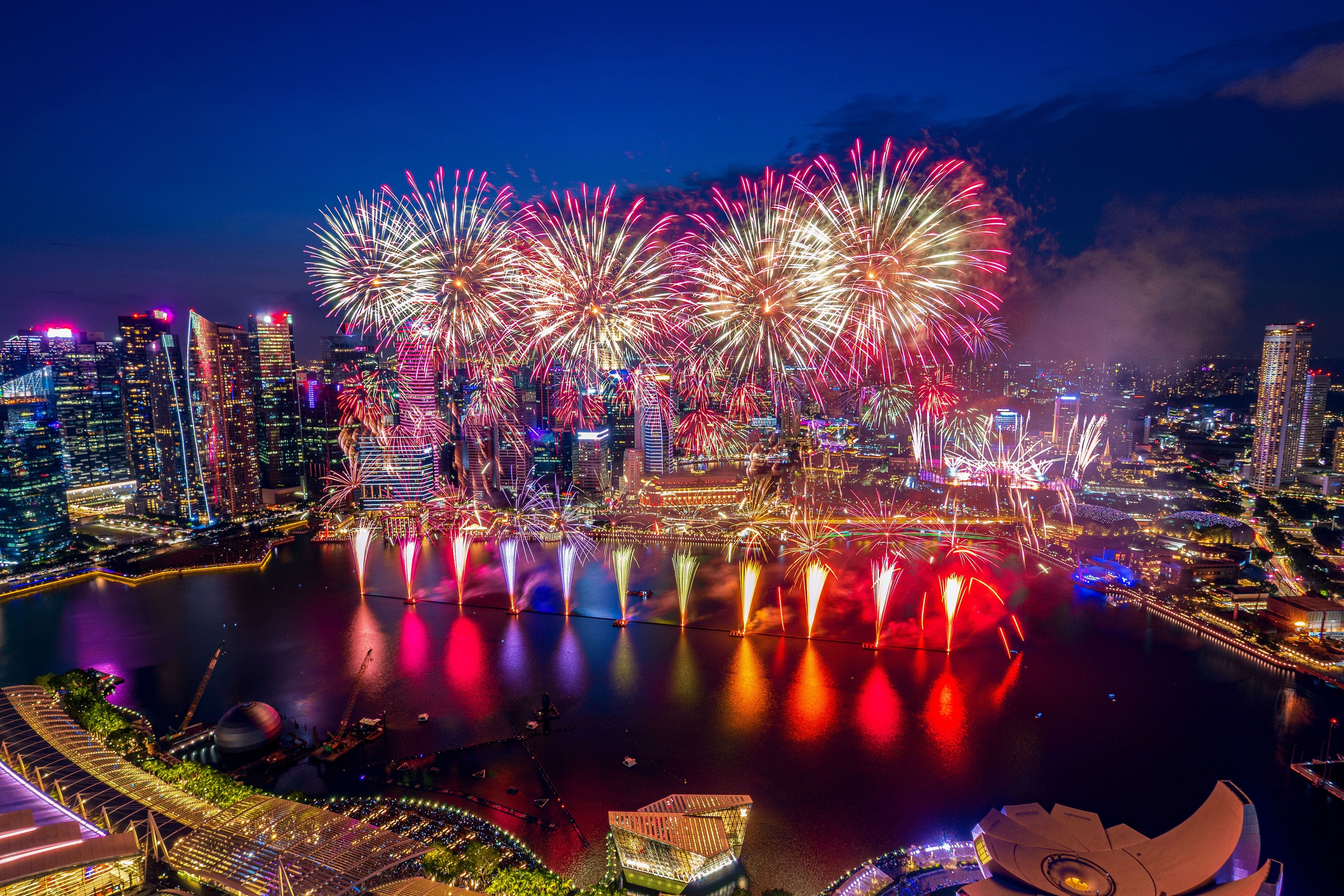 NDP Rehearsal Fireworks