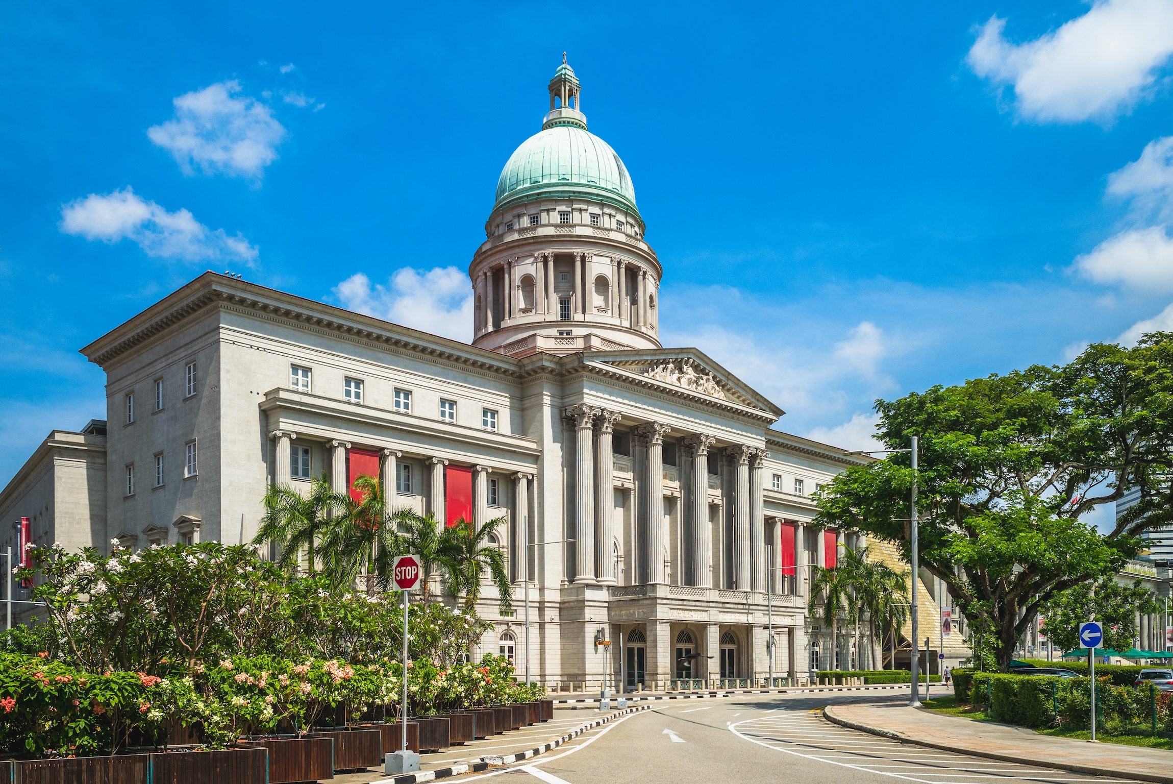 facade of National Gallery Singapore