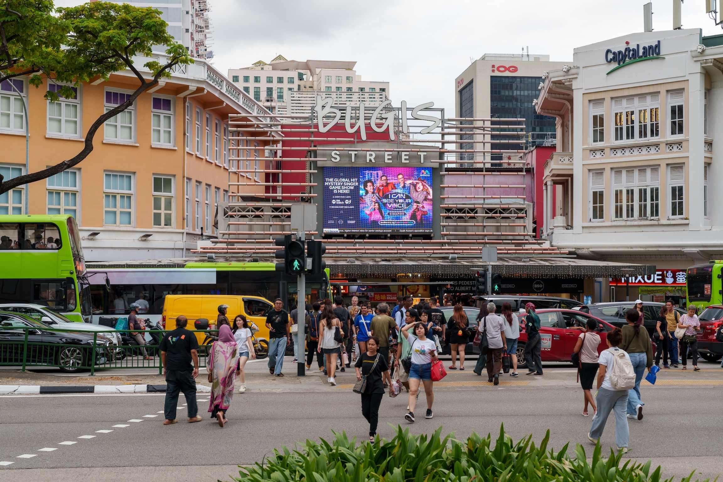 Singapore, Singapore - Mar 17 2025: Bugis is an area in Singapore that covers Bugis Street, now located within the Bugis Junction shopping mall.