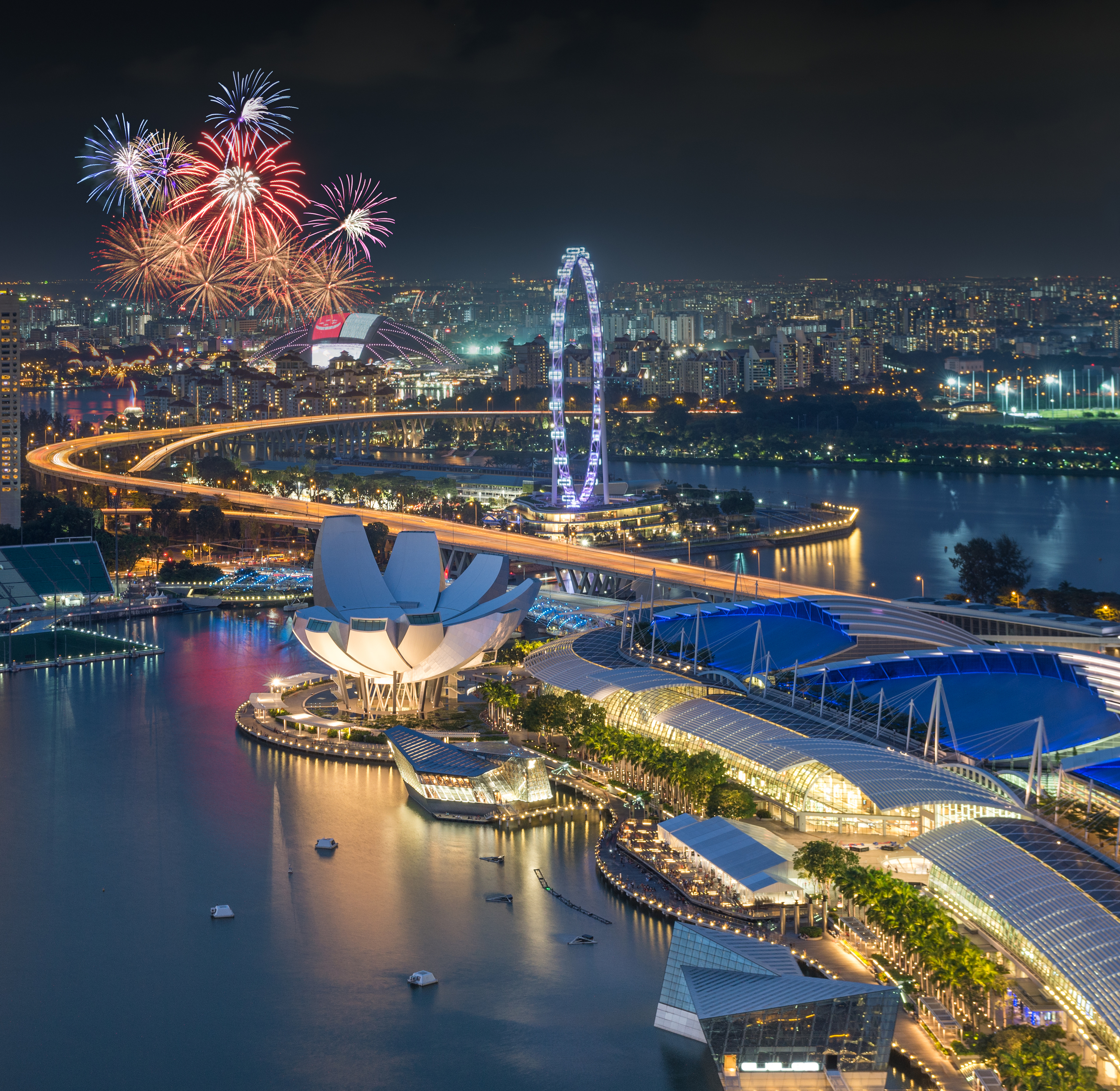 Singapore fireworks