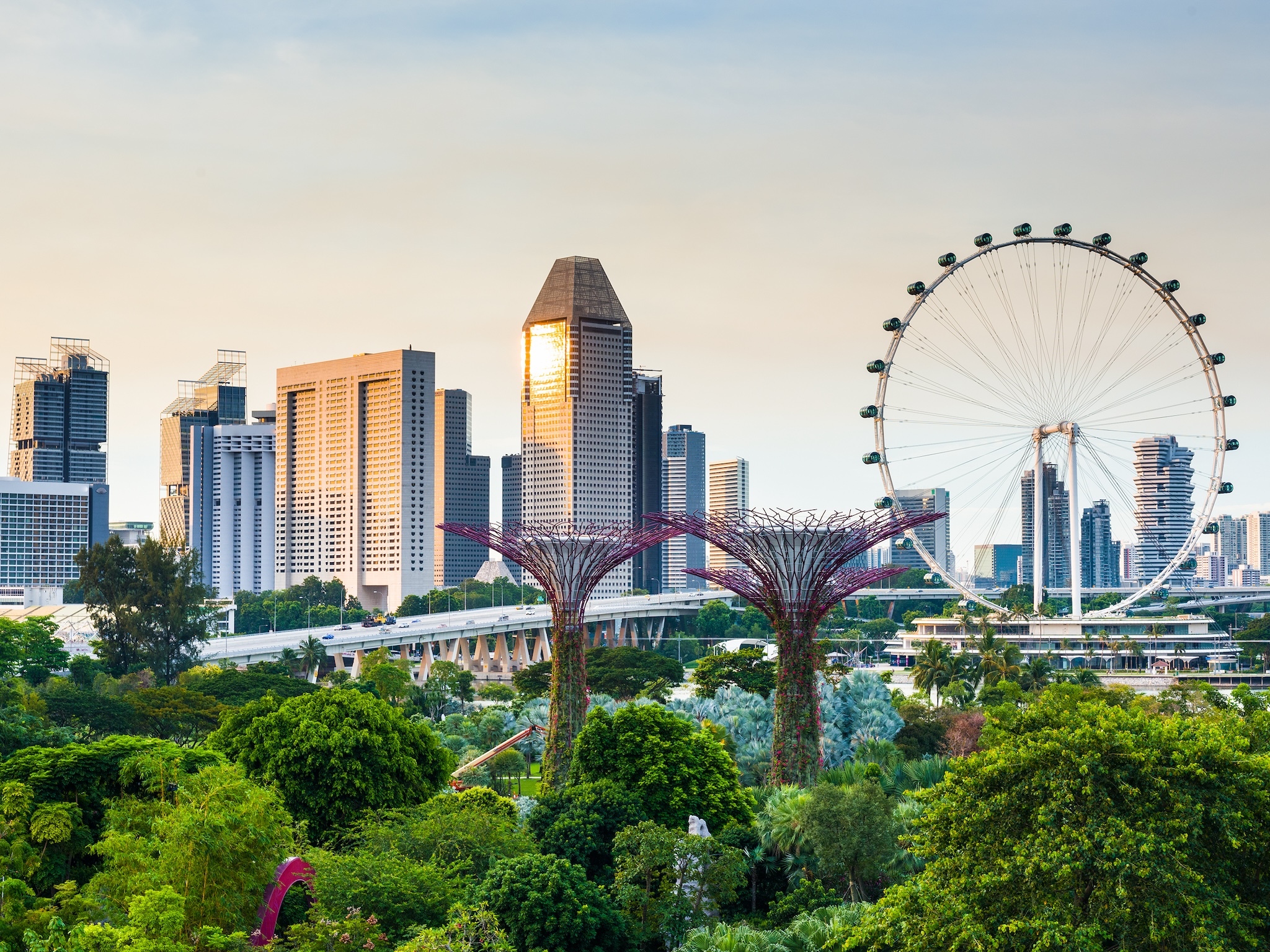 Singapore city view