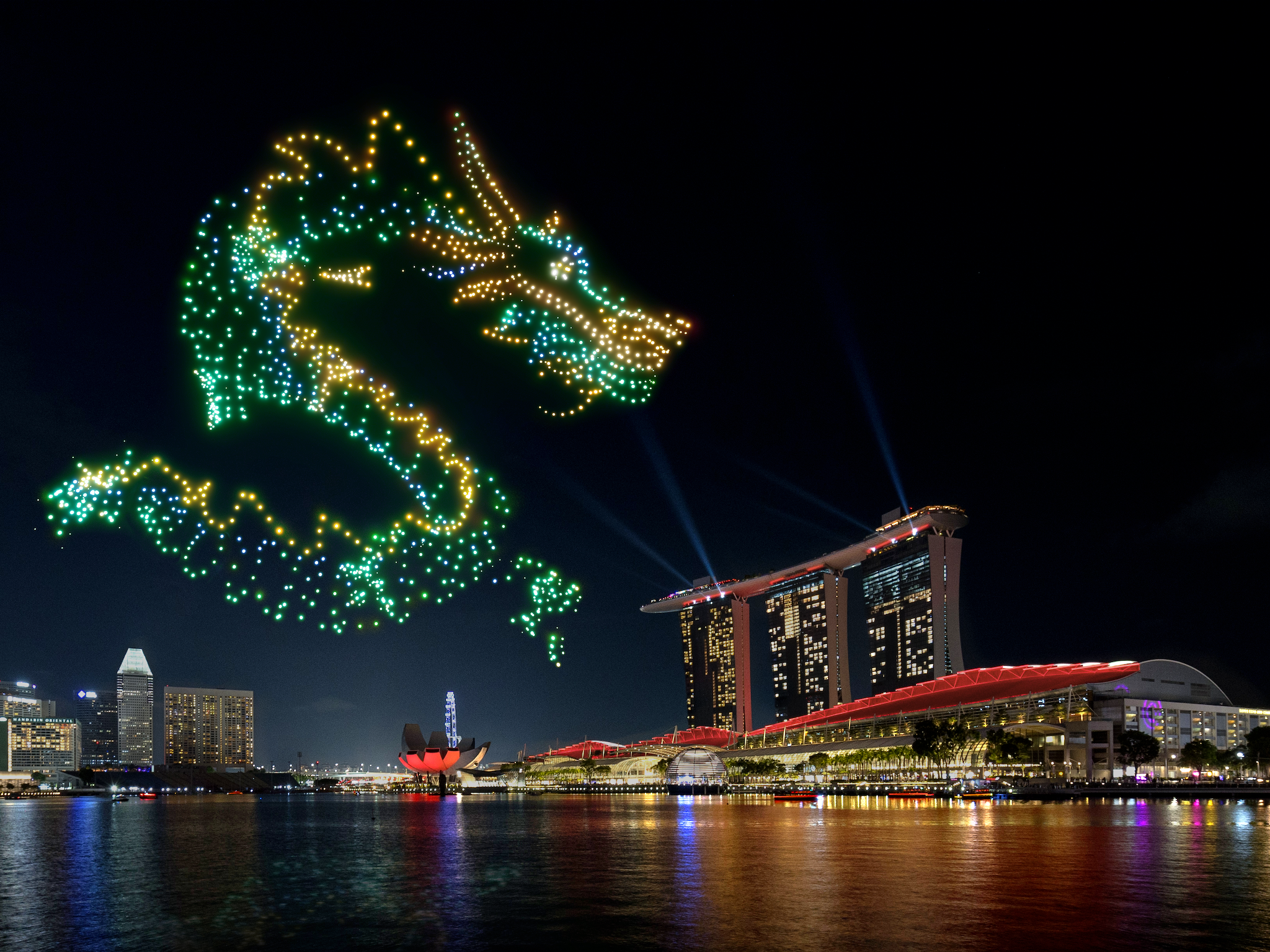 CNY Dragon Drone Show 2024