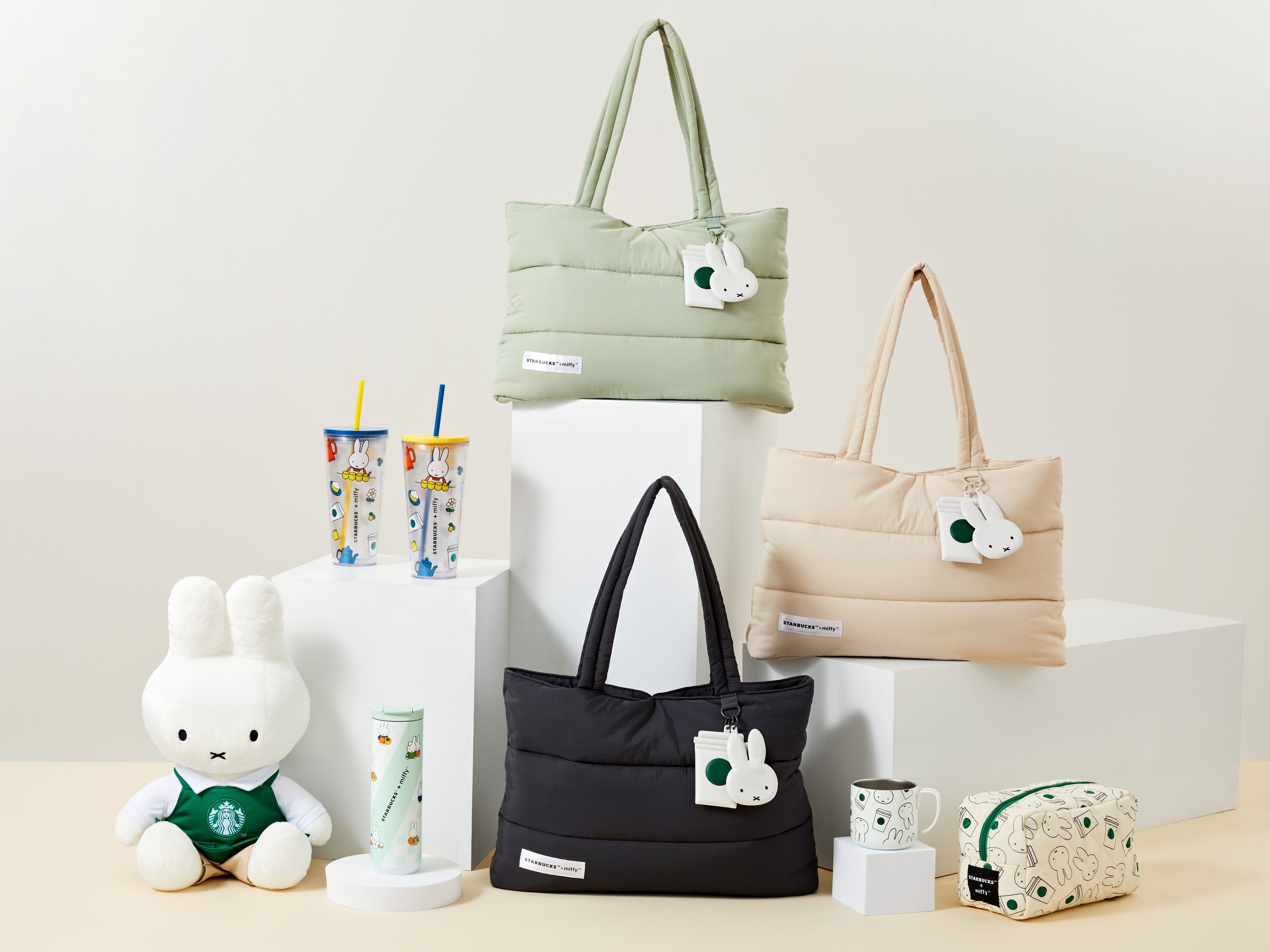 Starbucks Miffy puffer tote bags Singapore