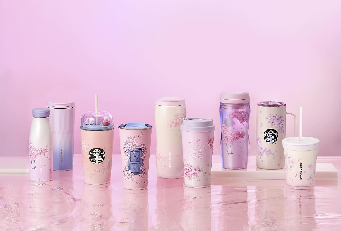 Starbucks Singapore Cherry Blossom 2024 sakura collection