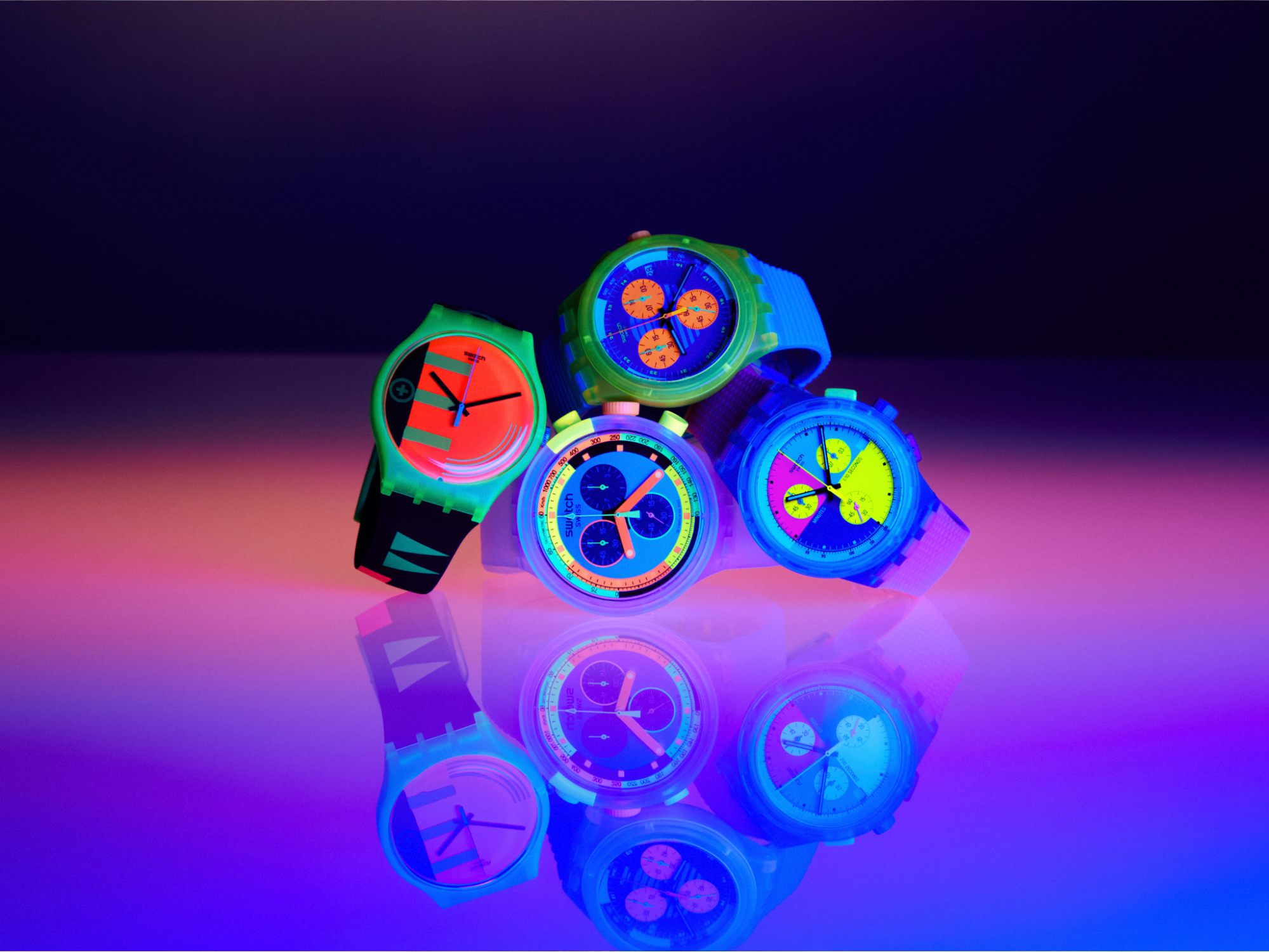 Swatch NEON Collection 2024 Singapore