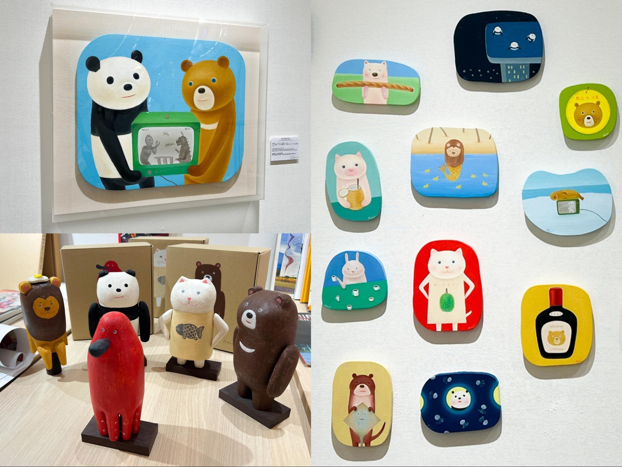Wisps in the Enchanted Garden exhibition in Singapore by Saito Sho